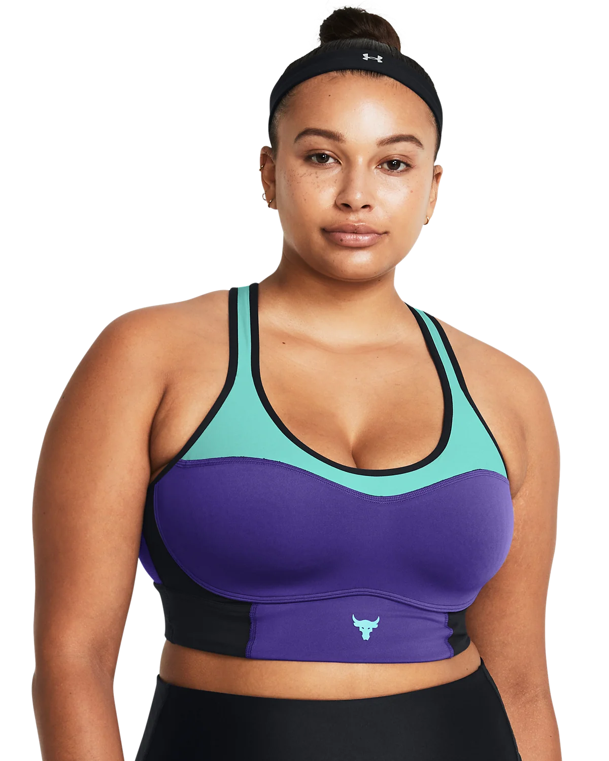 Women's Project Rock Infinity Mid Longline Lets Go Bra - Image 7