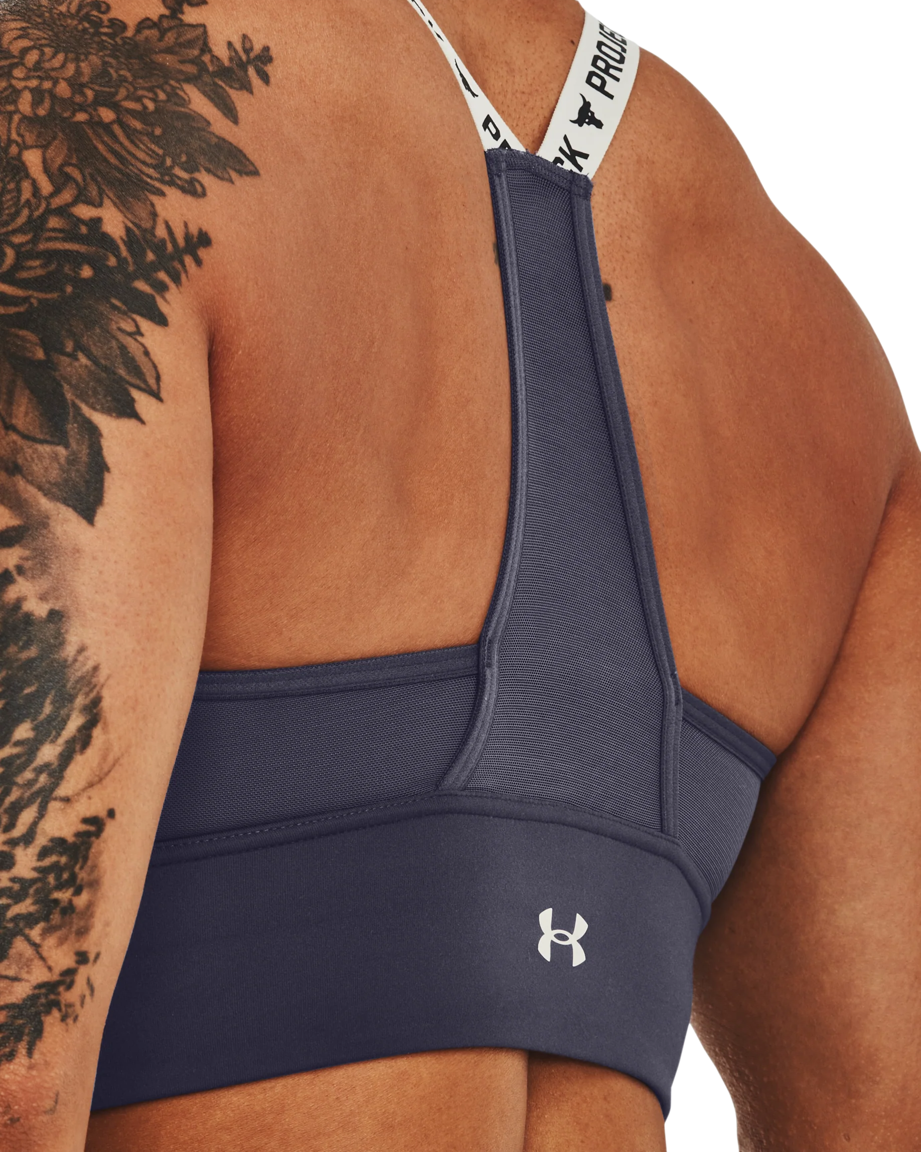 Women's Project Rock Infinity Mid Sports Bra - Image 4