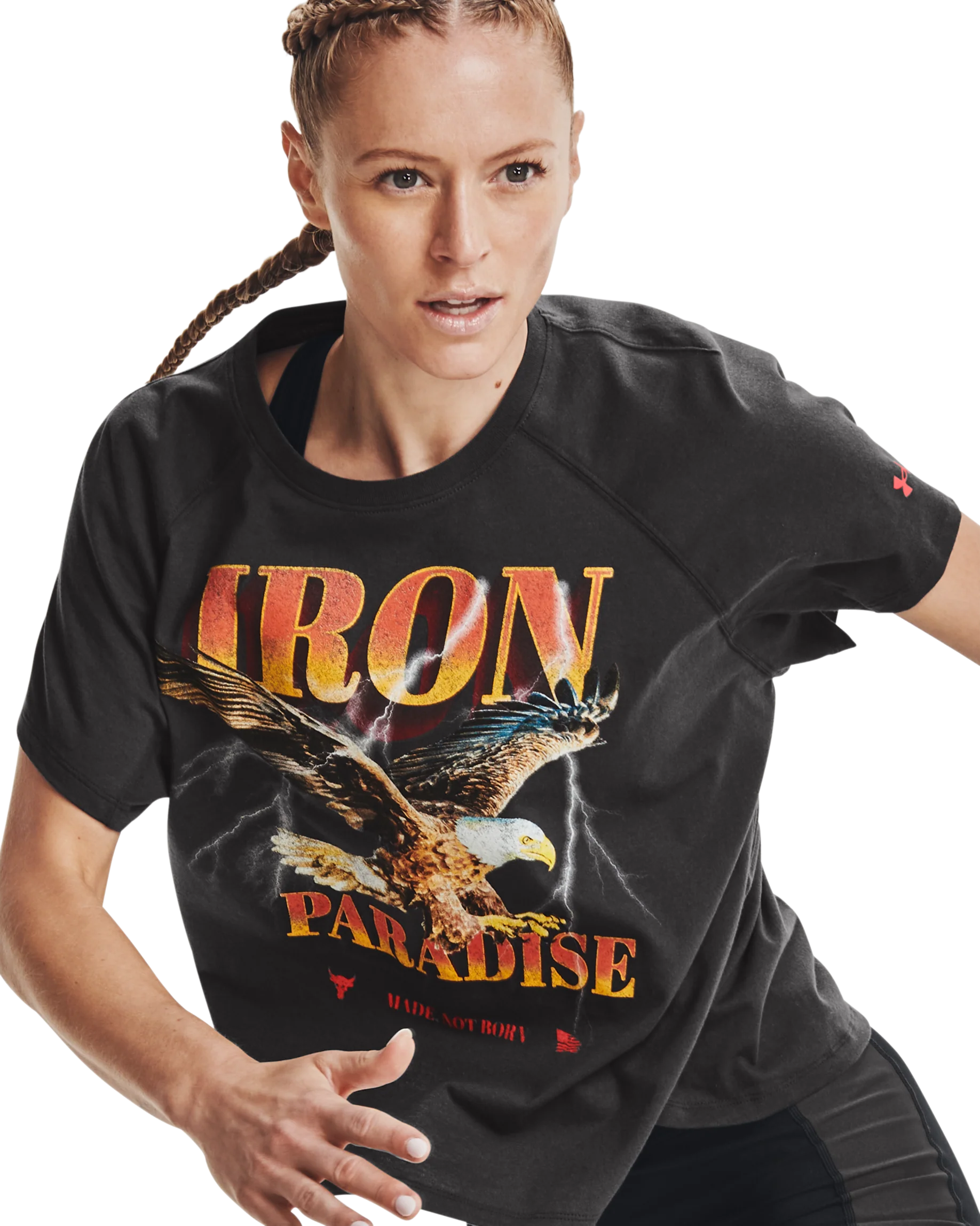 Women's Project Rock Iron Paradise Short Sleeve - Image 6