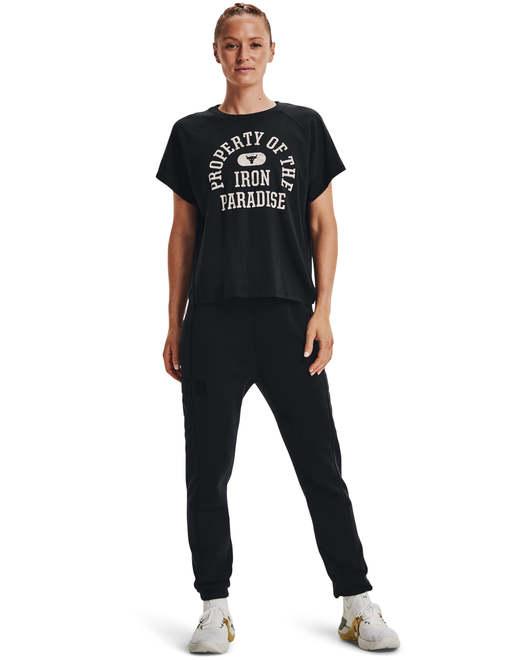 Women's Project Rock Property Of Short Sleeve - Image 3