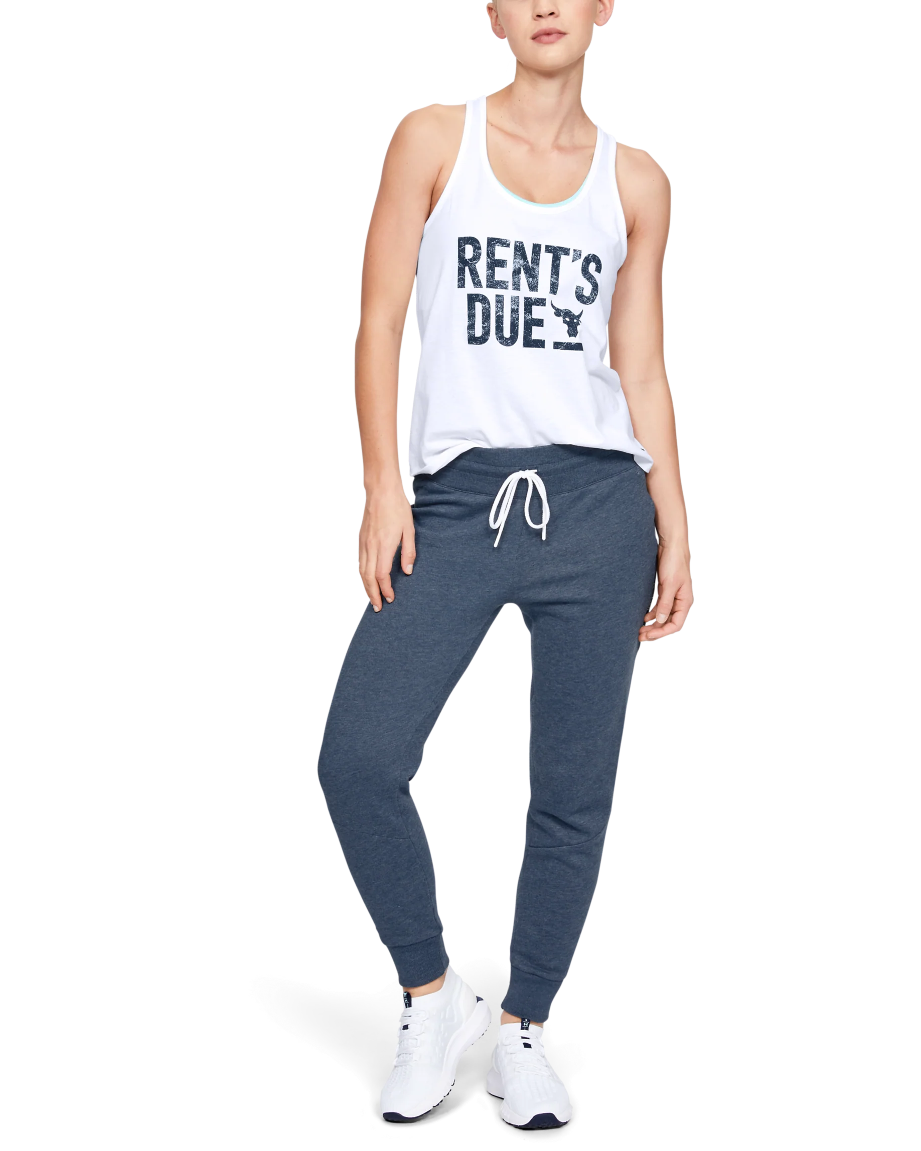 Women's Project Rock Rents Due X-Back Tank - Image 4