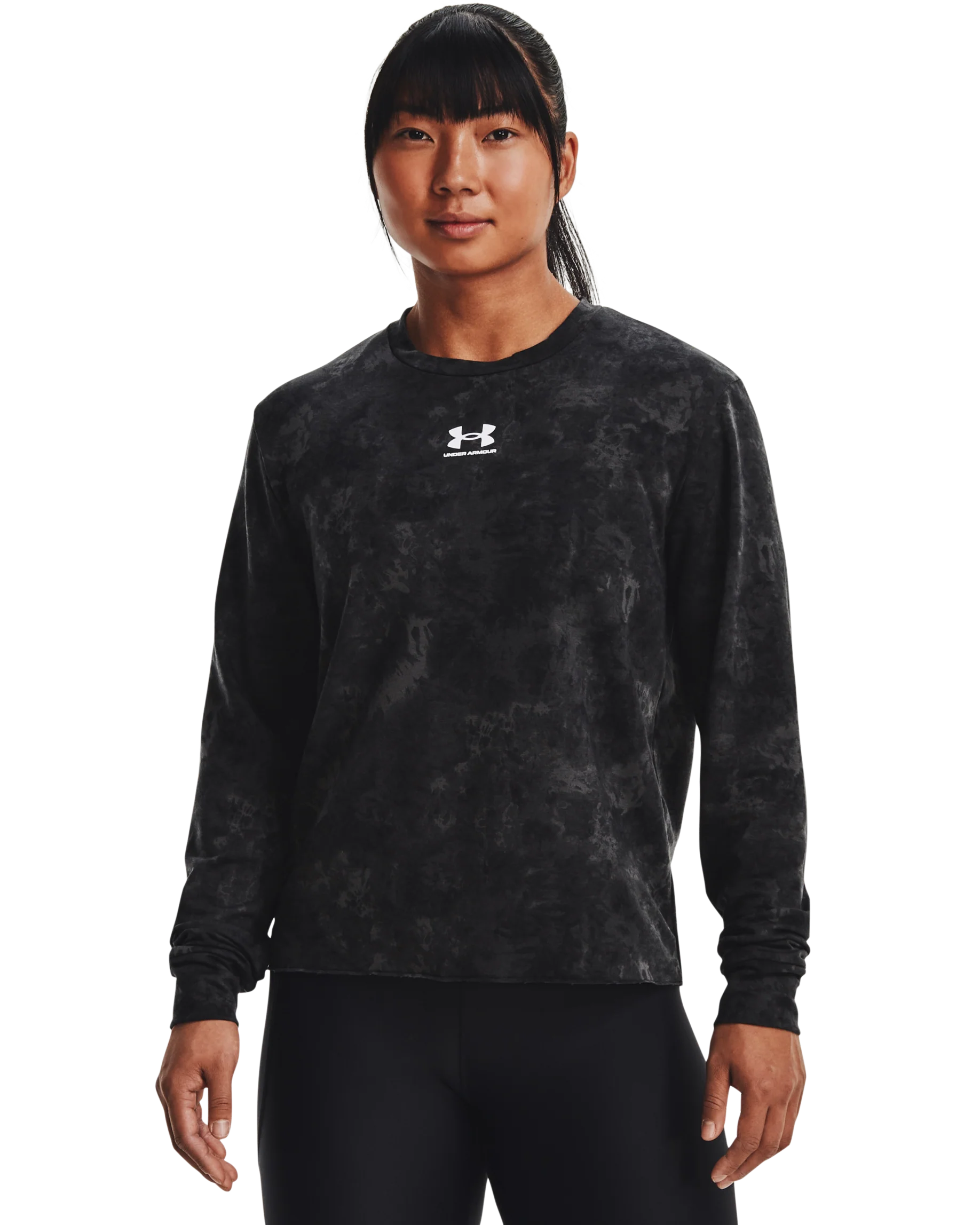Women's Rival Terry Print Crew