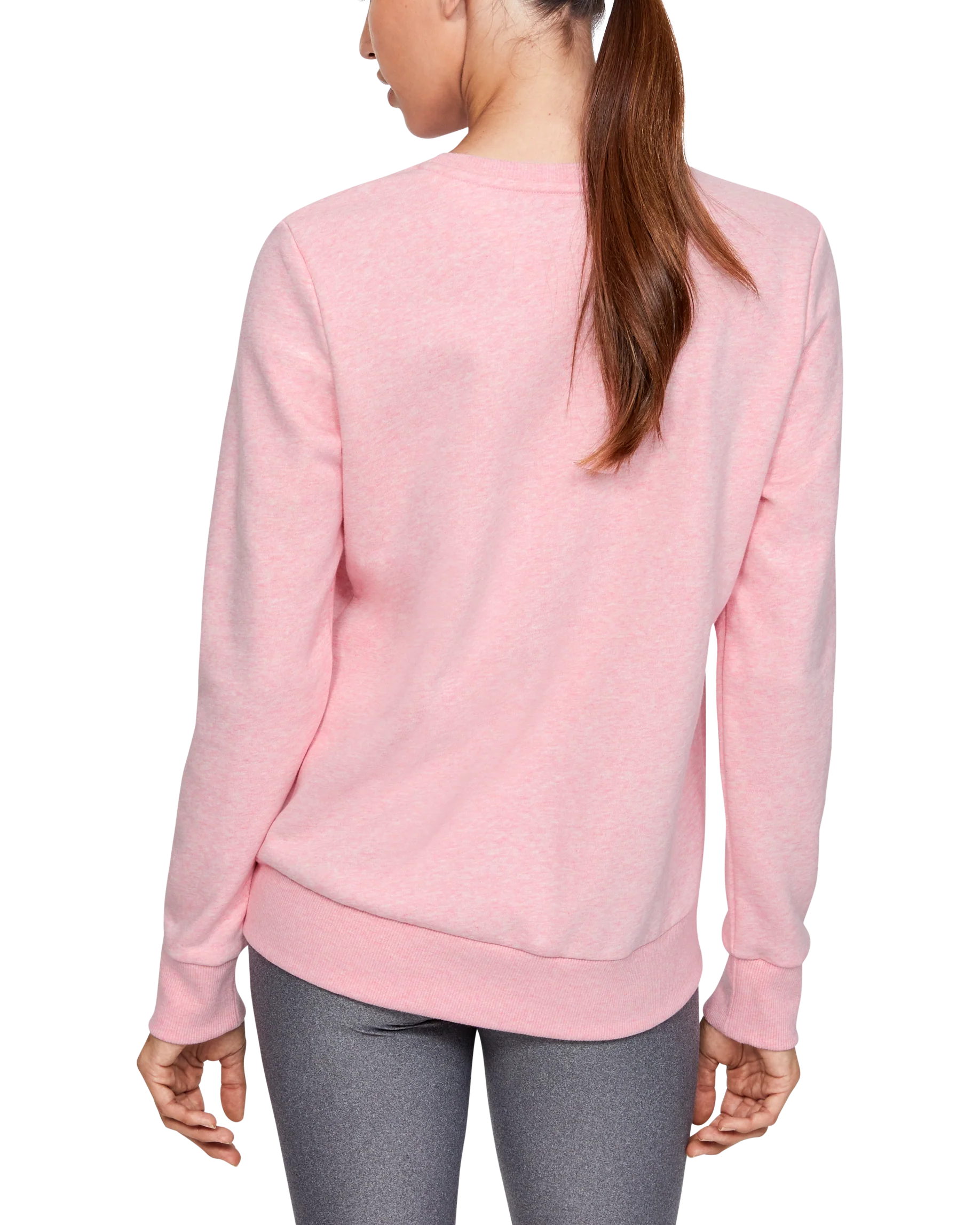 Women's UA Favorite Fleece Sportstyle Graphic Crew - Image 2