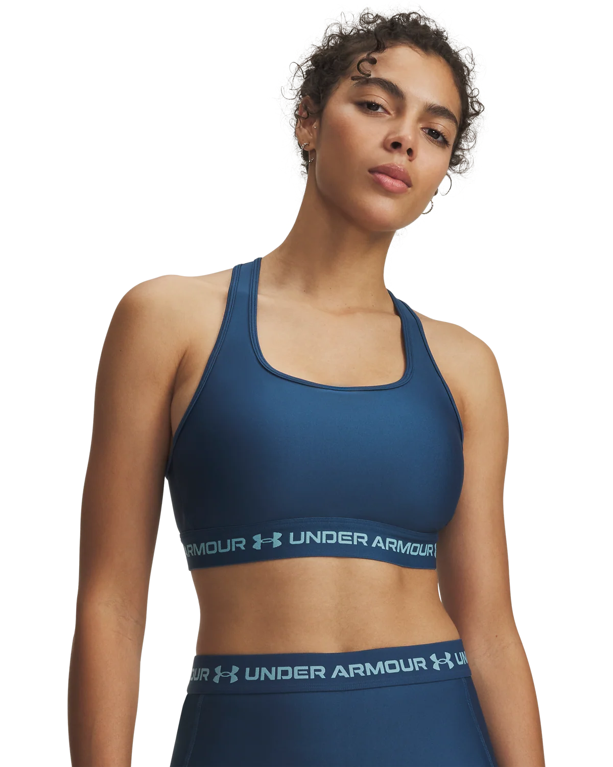 Women's UA Armour® Mid Crossback Sports Bra - Image 2