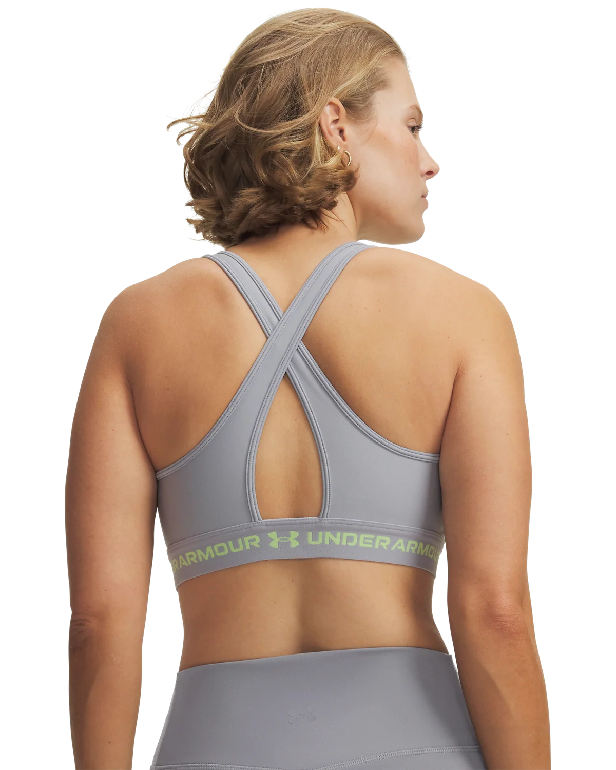 Women's UA Armour® Mid Crossback Sports Bra - Image 8