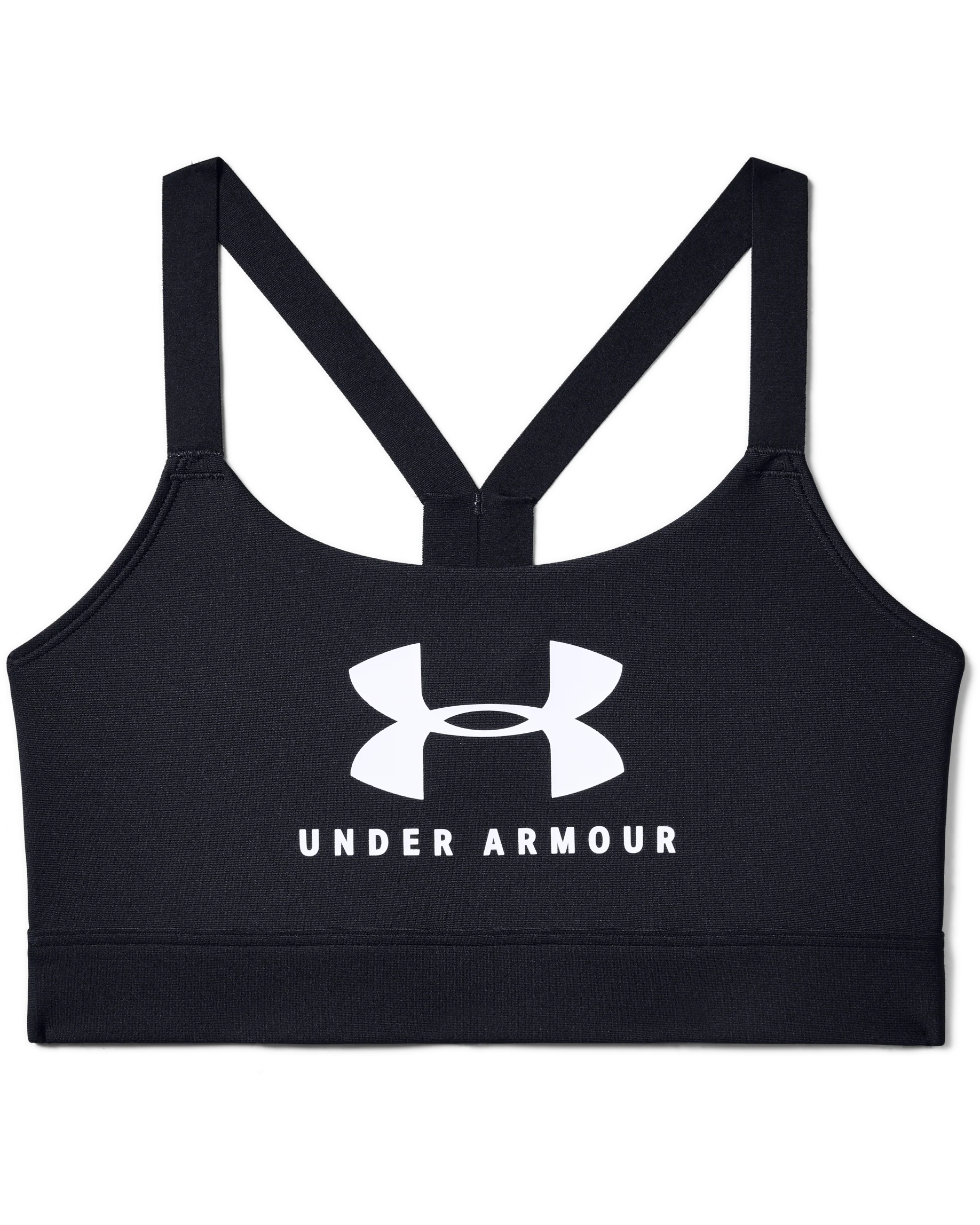 Women's UA Armour Mid Sportstyle Graphic Sports Bra - Image 4