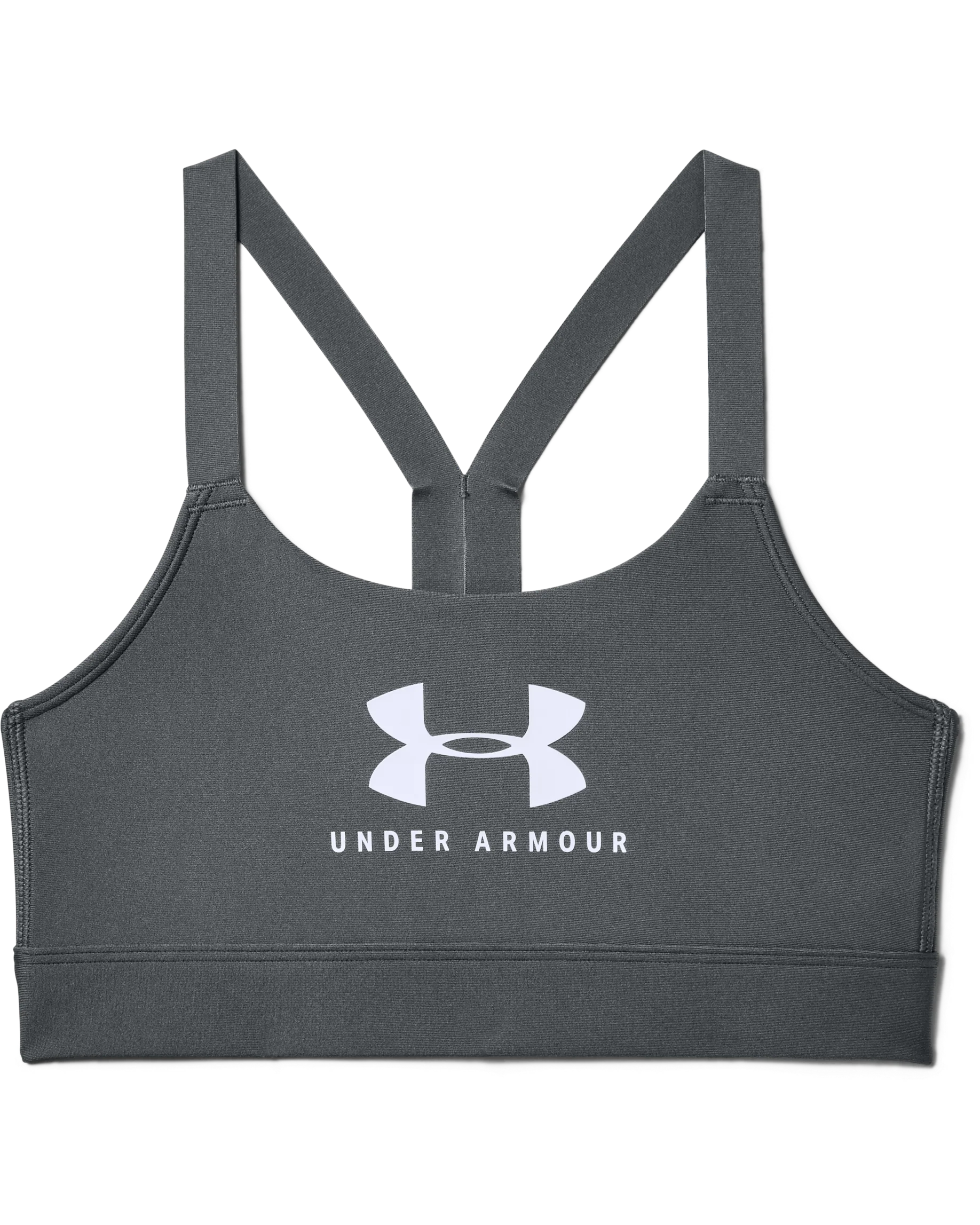 Women's UA Armour Mid Sportstyle Graphic Sports Bra - Image 4