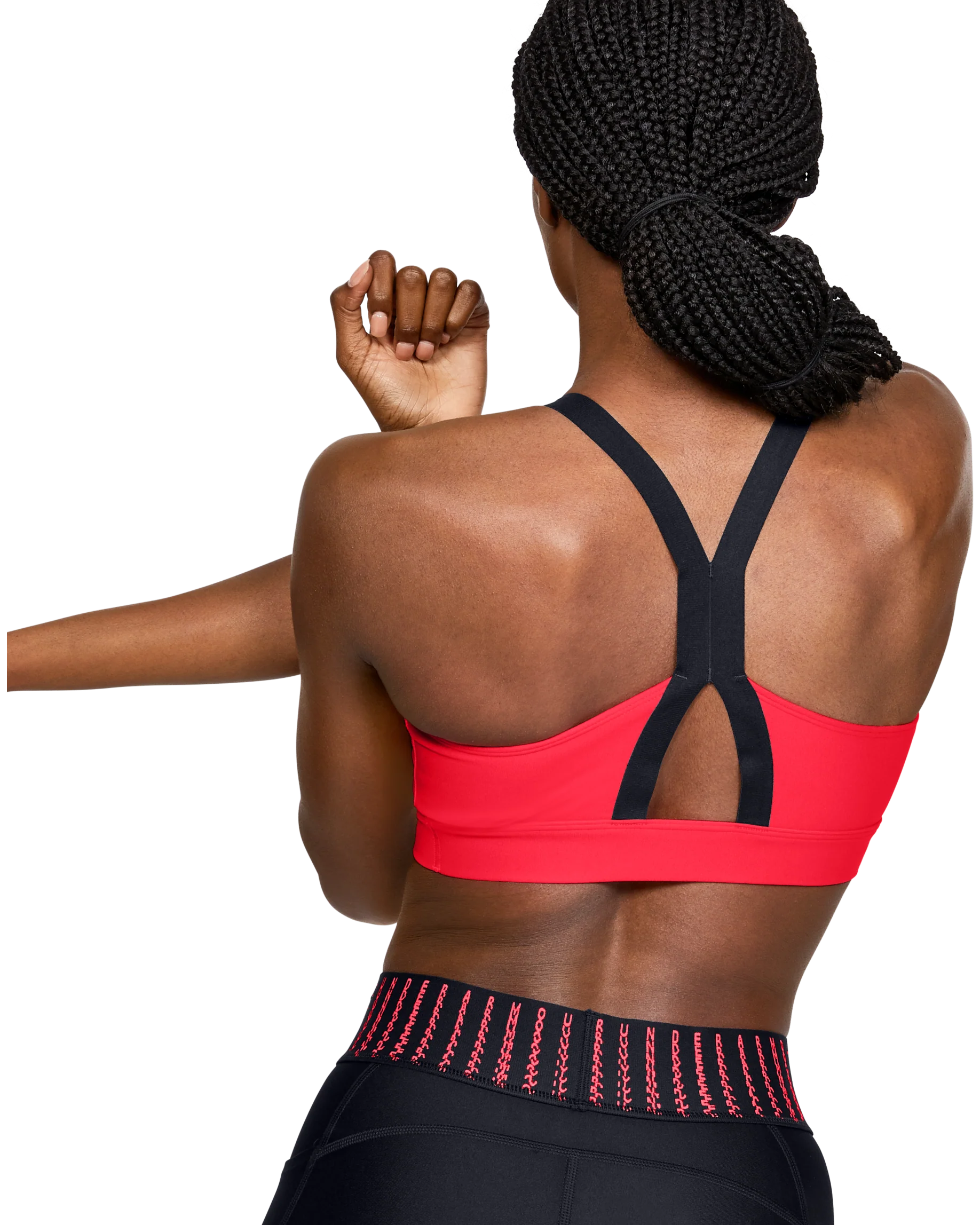 Women's UA Armour Mid Sportstyle Graphic Sports Bra - Image 2