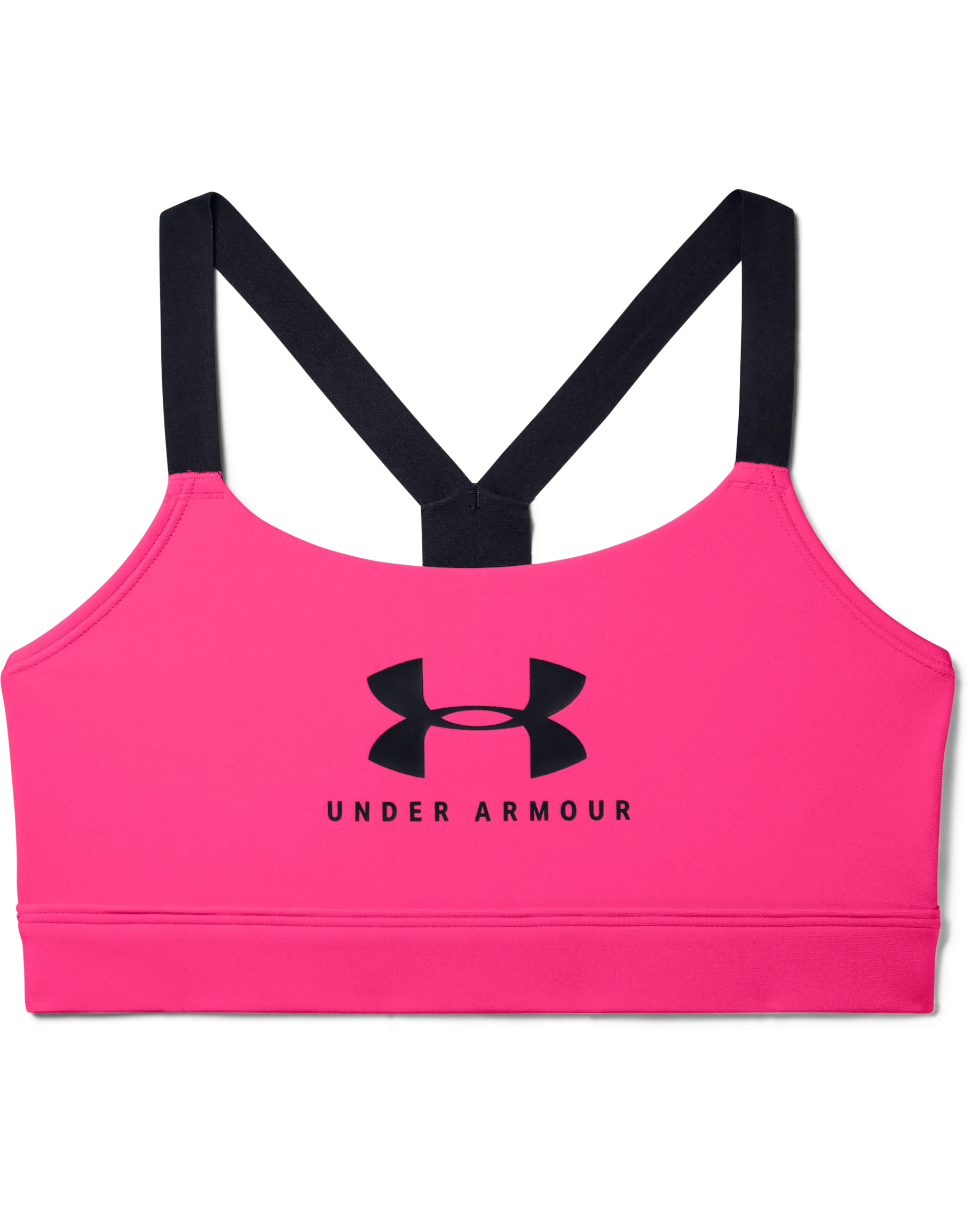Women's UA Armour Mid Sportstyle Graphic Sports Bra - Image 4