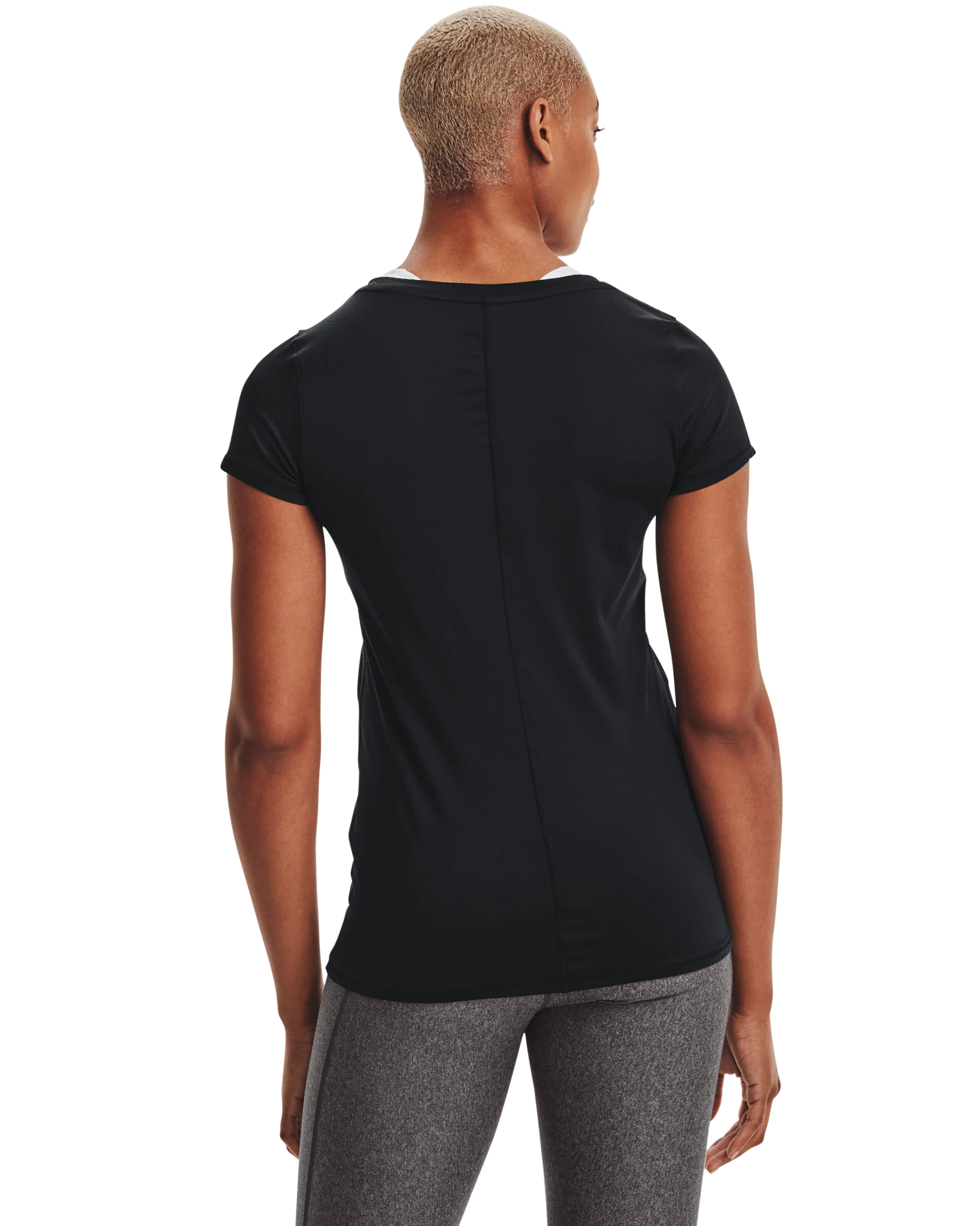Women's HeatGear® Armour Short Sleeve - Image 2
