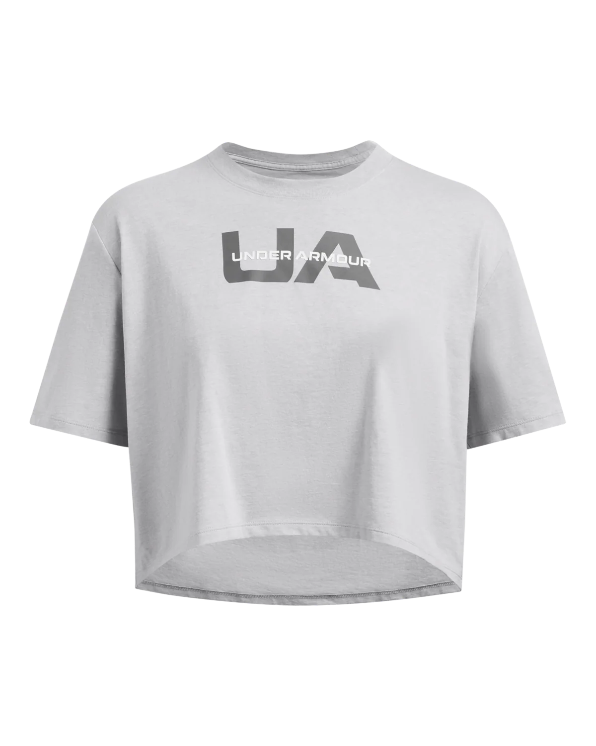 Women's UA Boxy Crop Branded Short Sleeve - Image 3