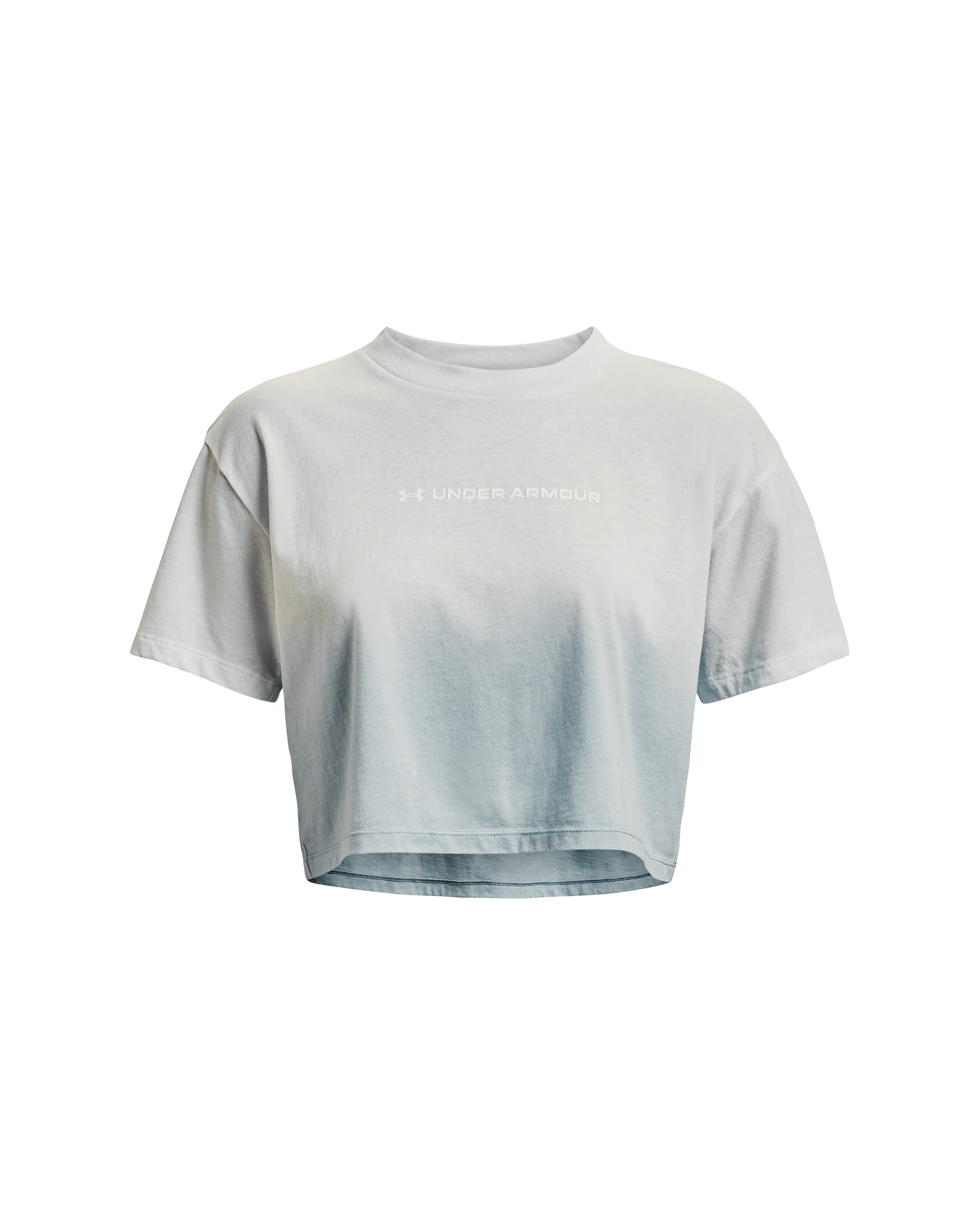 Women's UA Branded Dip Dye Crop Short Sleeve - Image 3