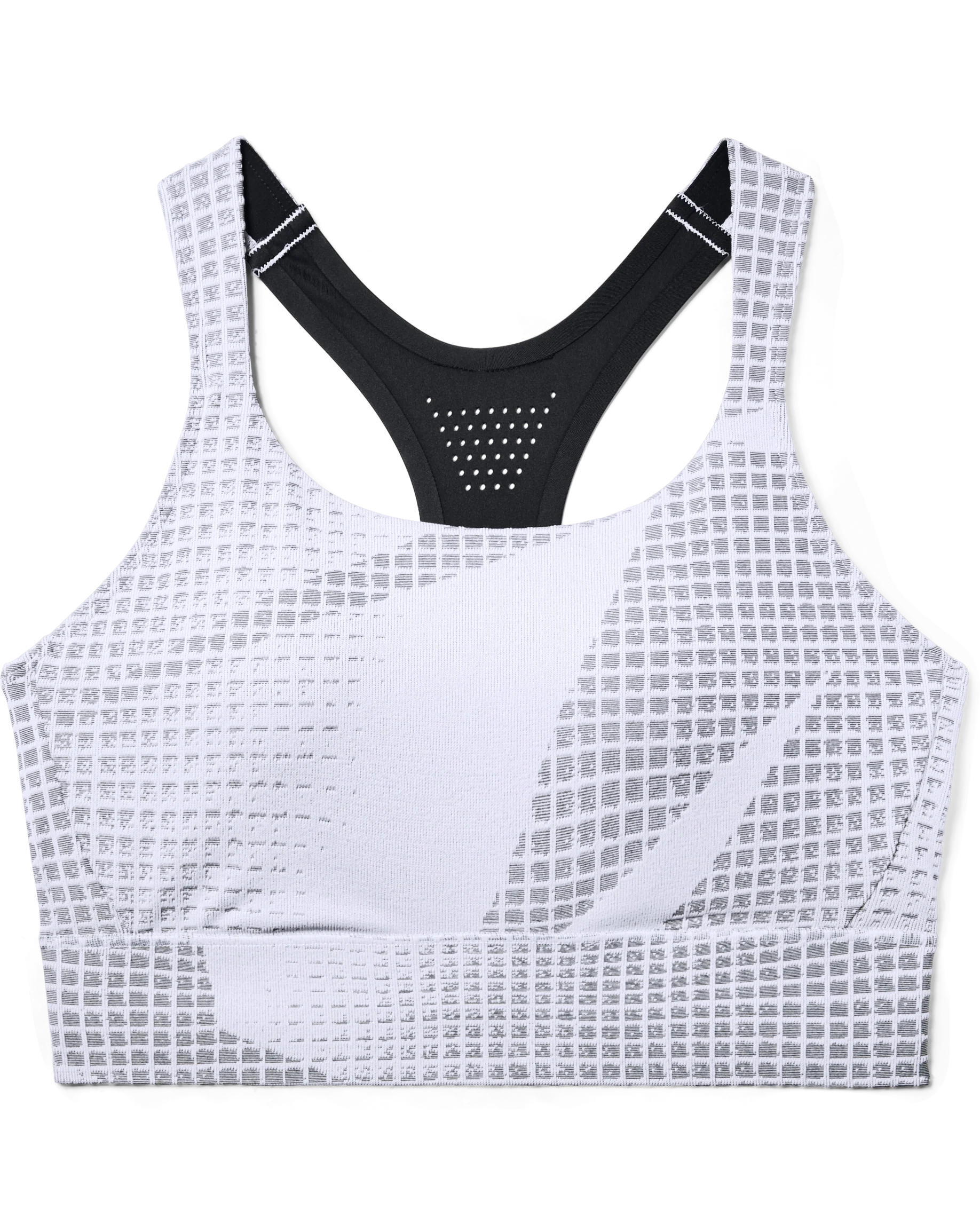Women's UA Breathelux Mid Jacquard Sports Bra - Image 4