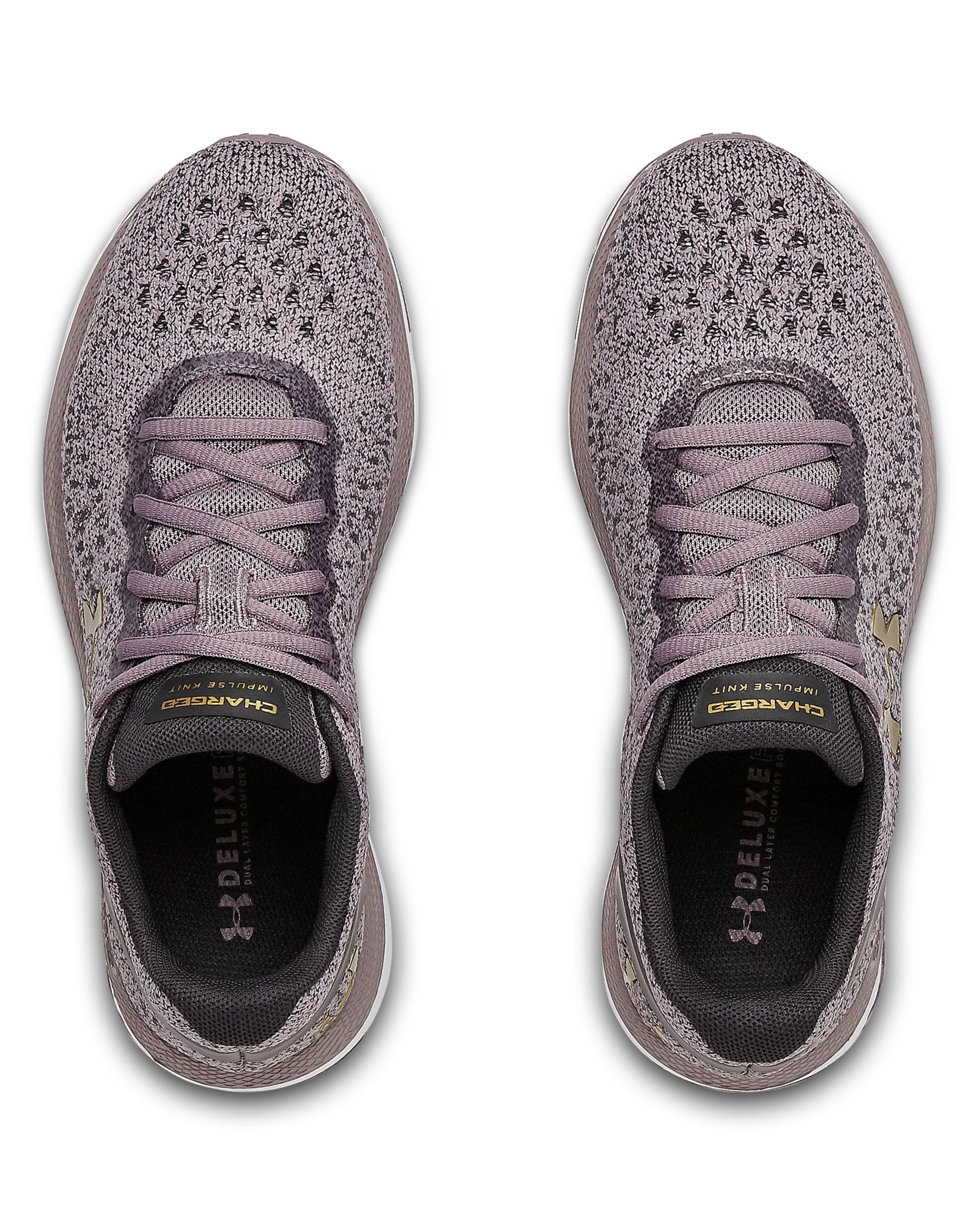 Women's UA Charged Impulse Knit Running Shoes - Image 4