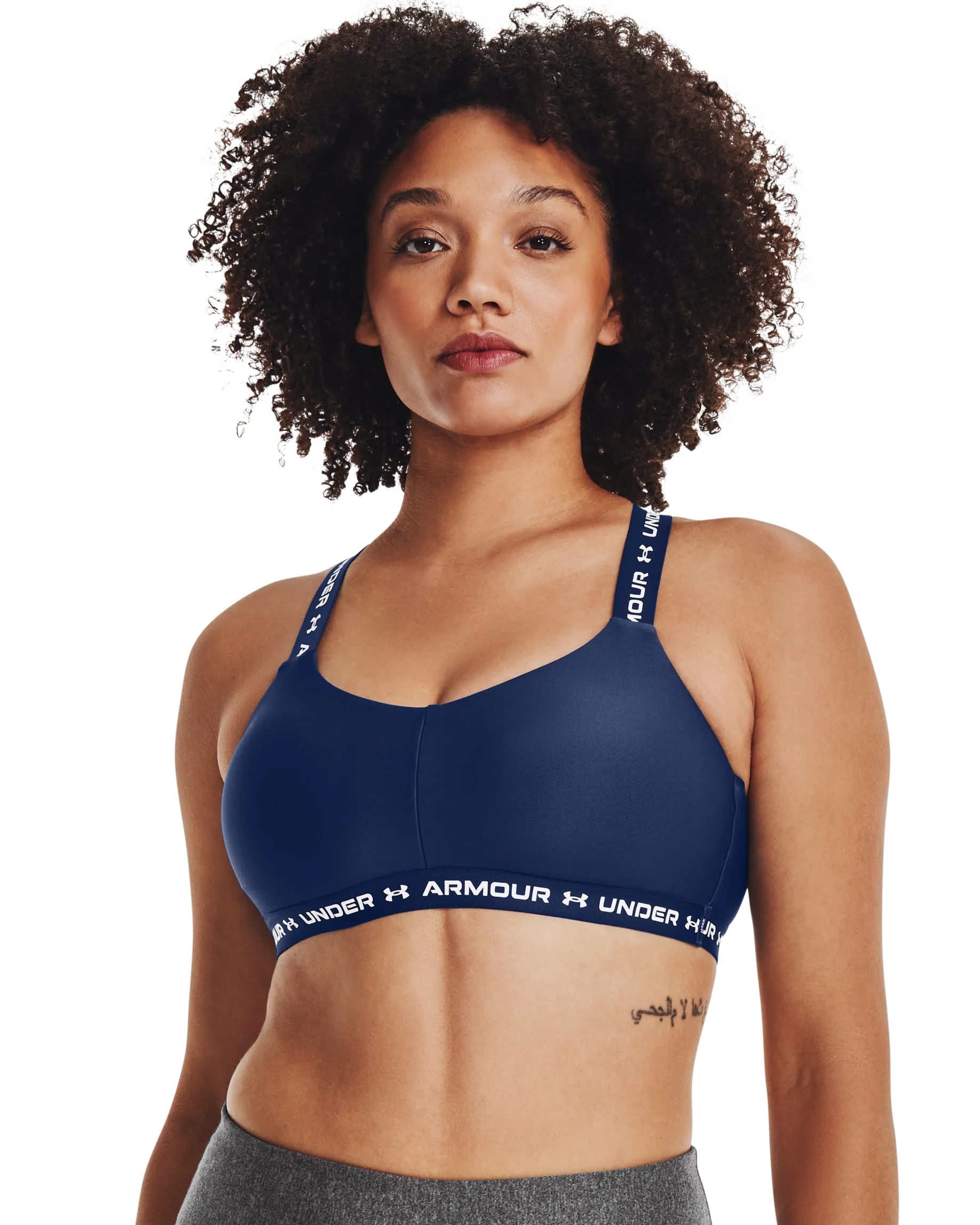 Women's UA Crossback Low Sports Bra - Image 8