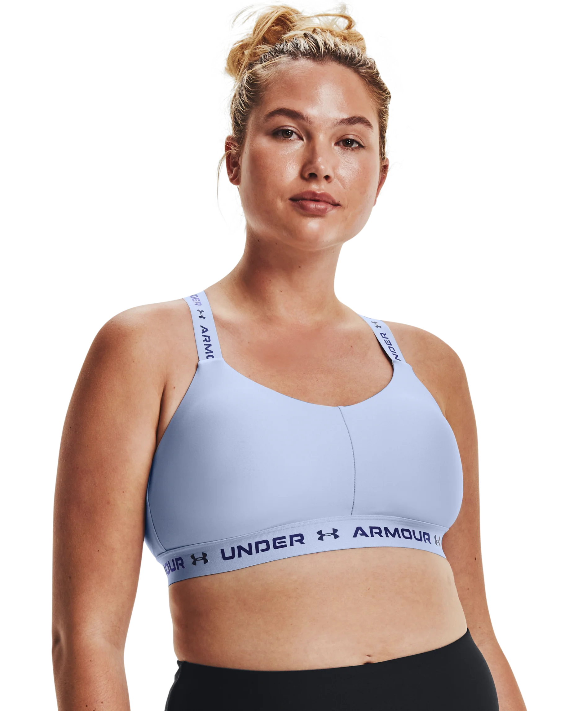 Women's UA Crossback Low Sports Bra - Image 8