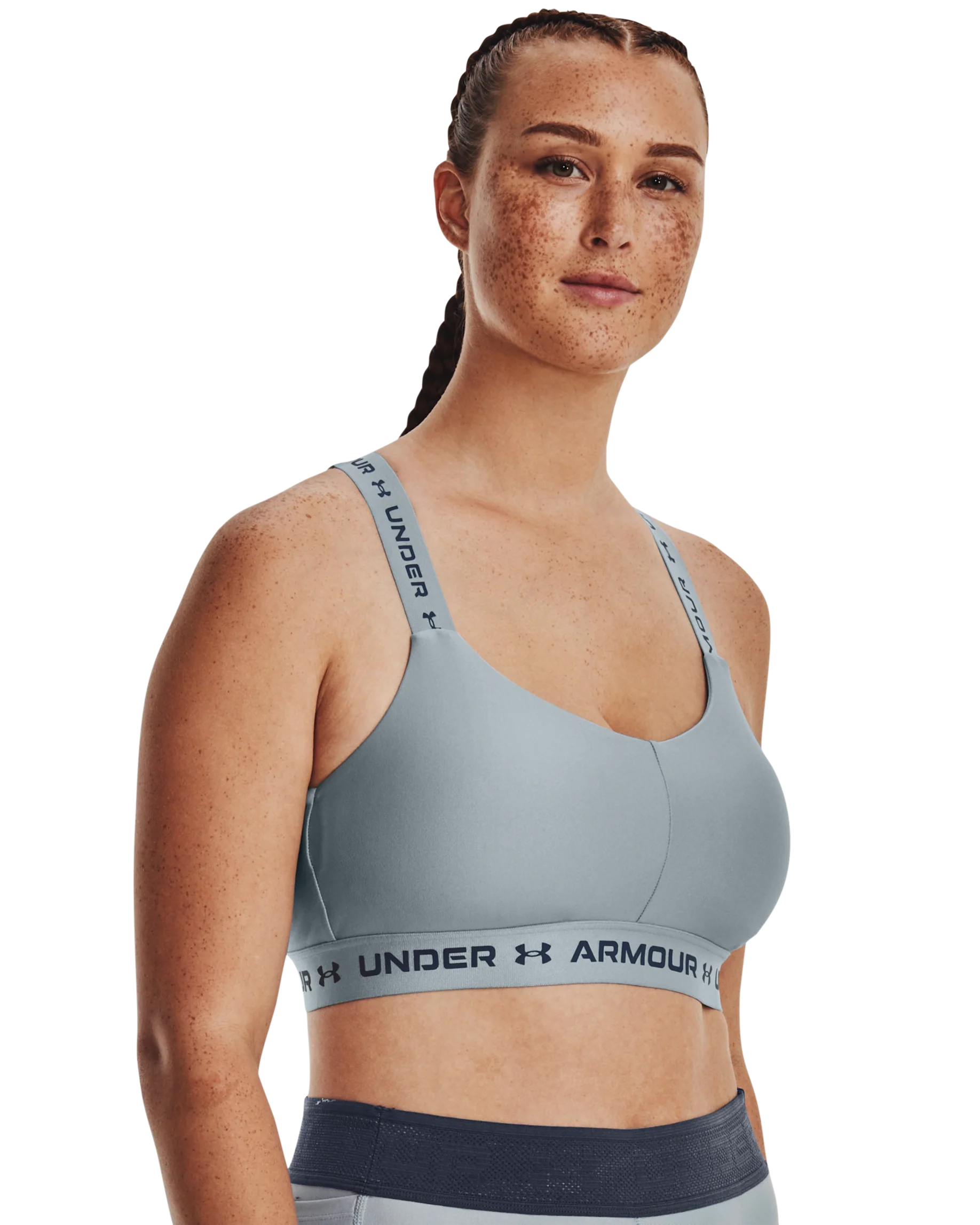 Women's UA Crossback Low Sports Bra - Image 10