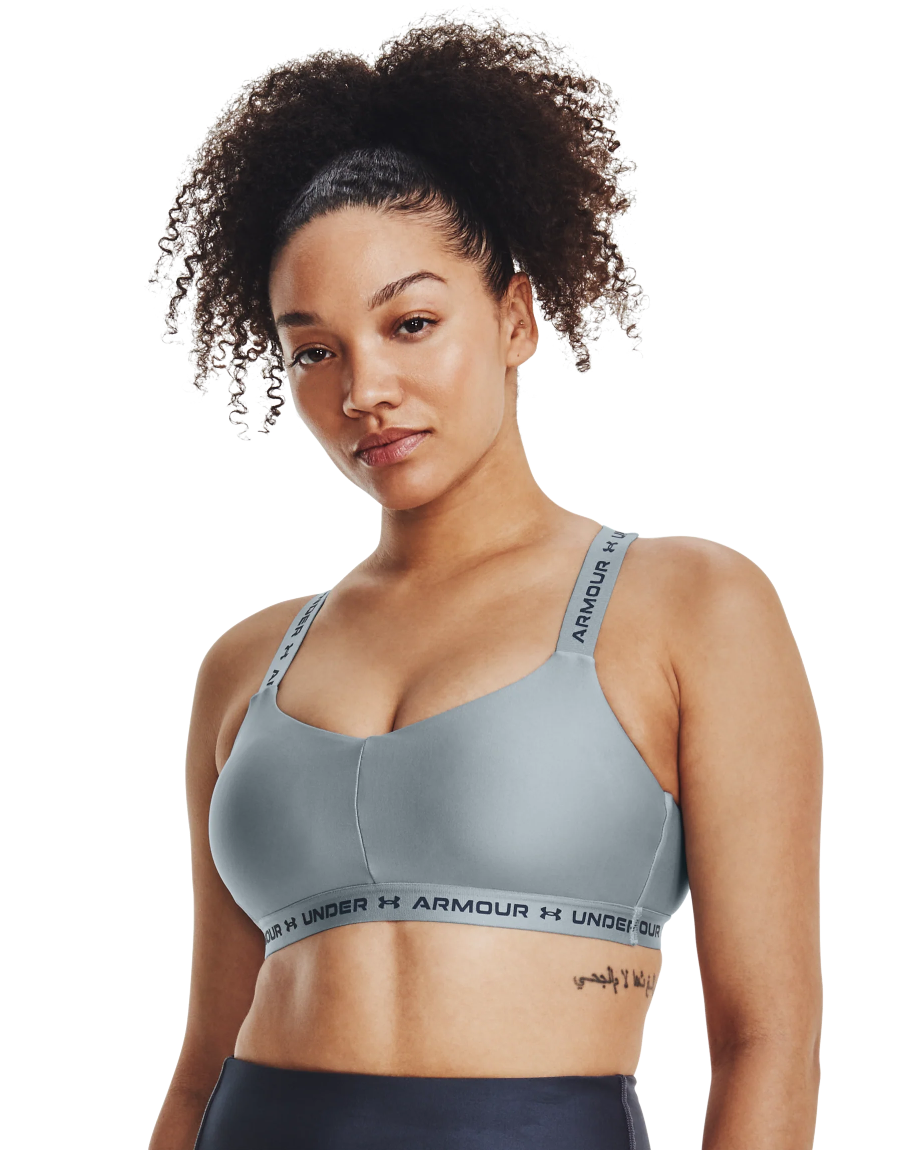 Women's UA Crossback Low Sports Bra - Image 11