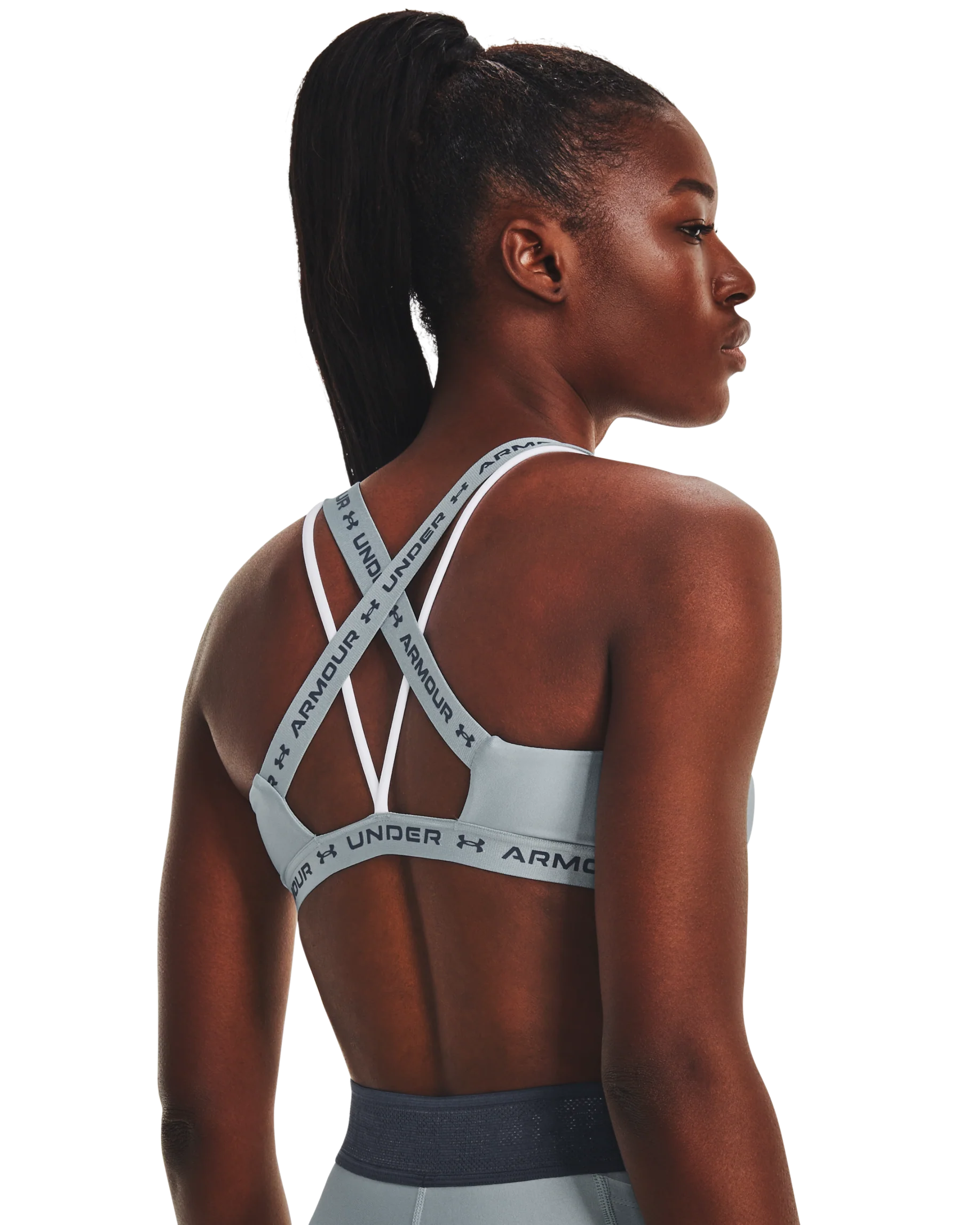 Women's UA Crossback Low Sports Bra - Image 2
