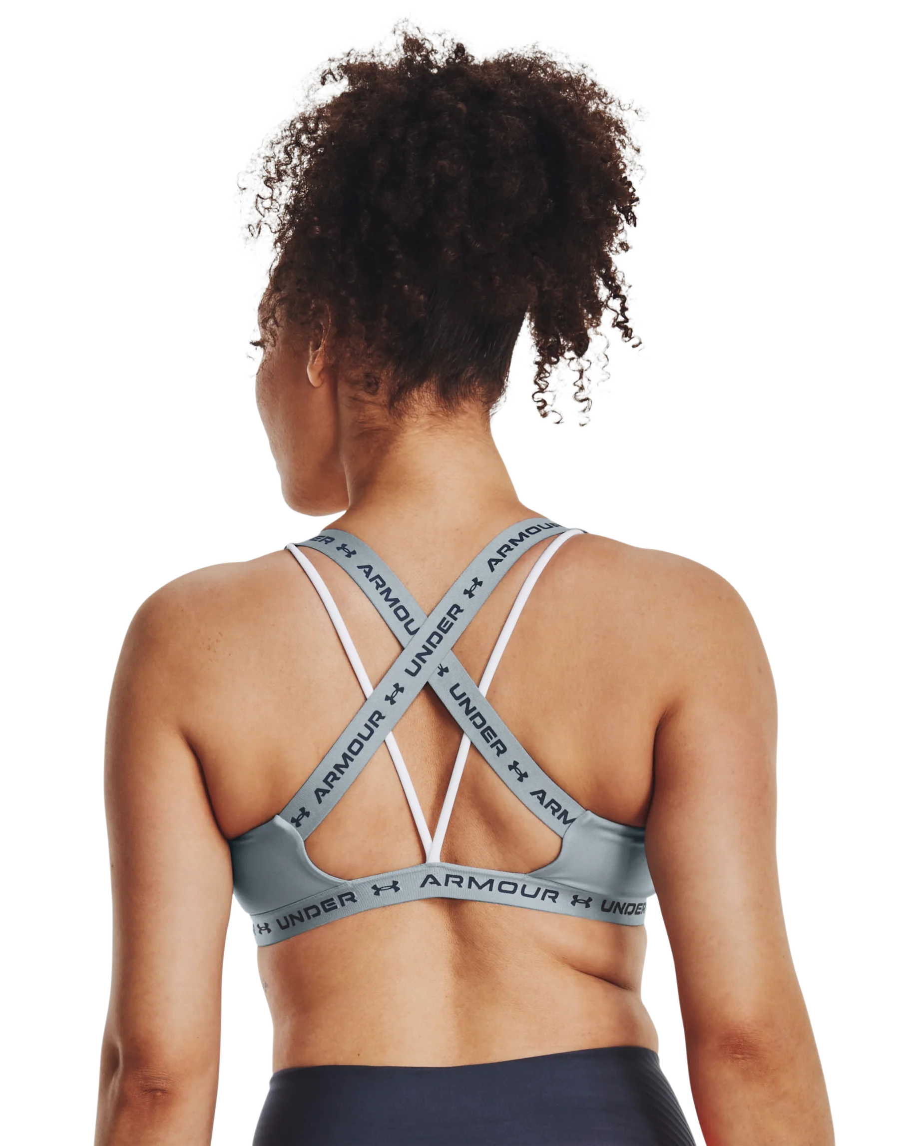 Women's UA Crossback Low Sports Bra - Image 7