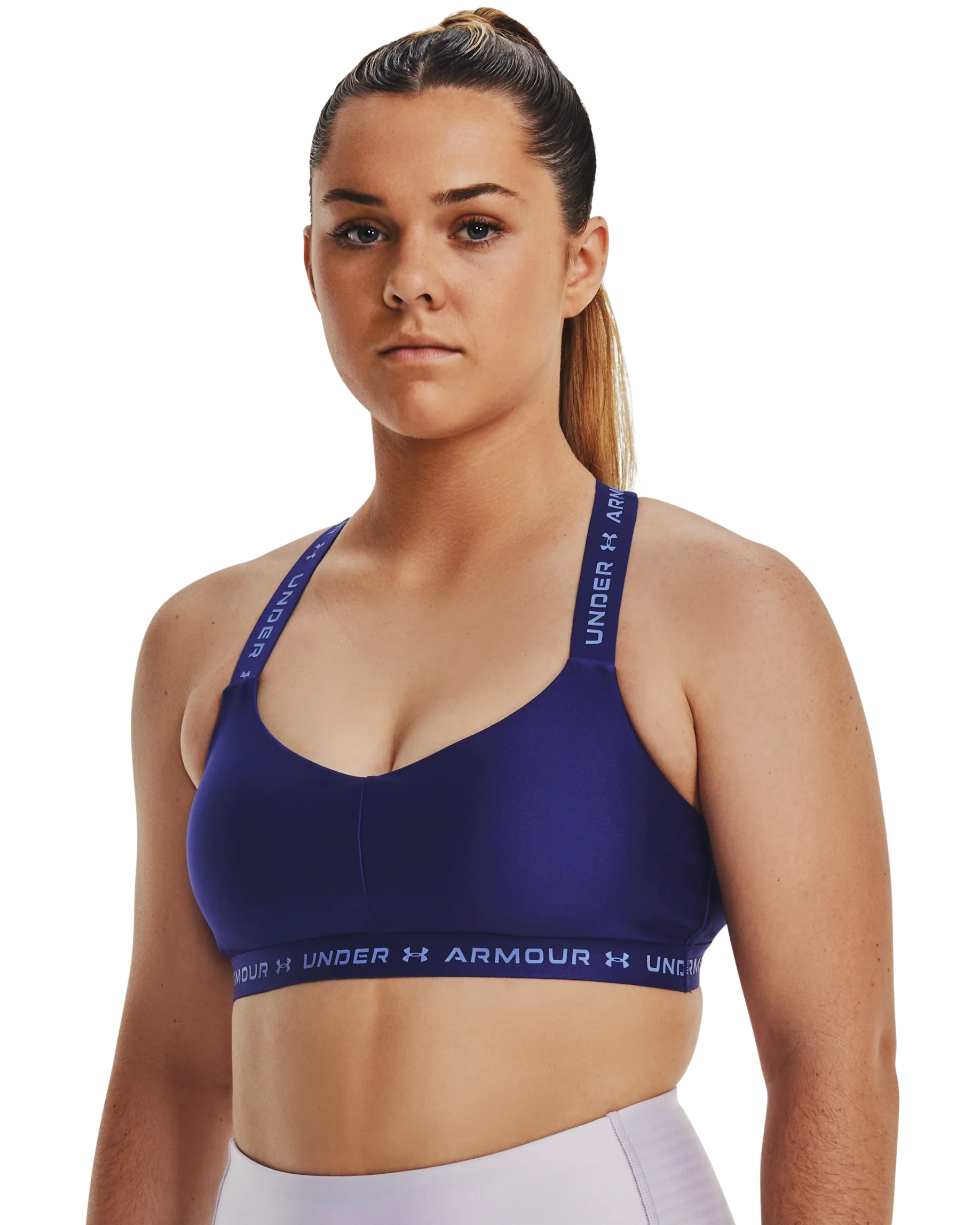 Women's UA Crossback Low Sports Bra - Image 10