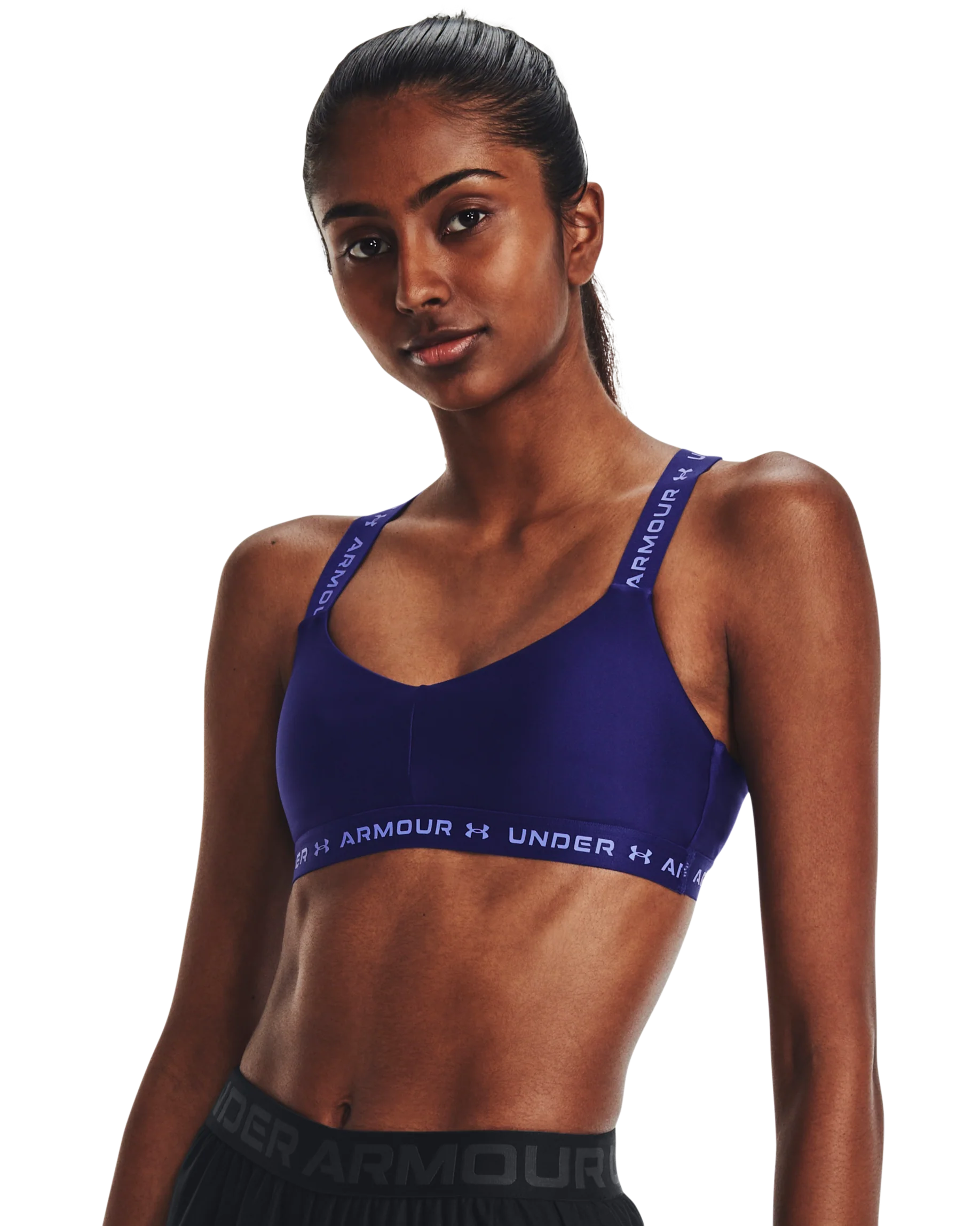 Women's UA Crossback Low Sports Bra - Image 11