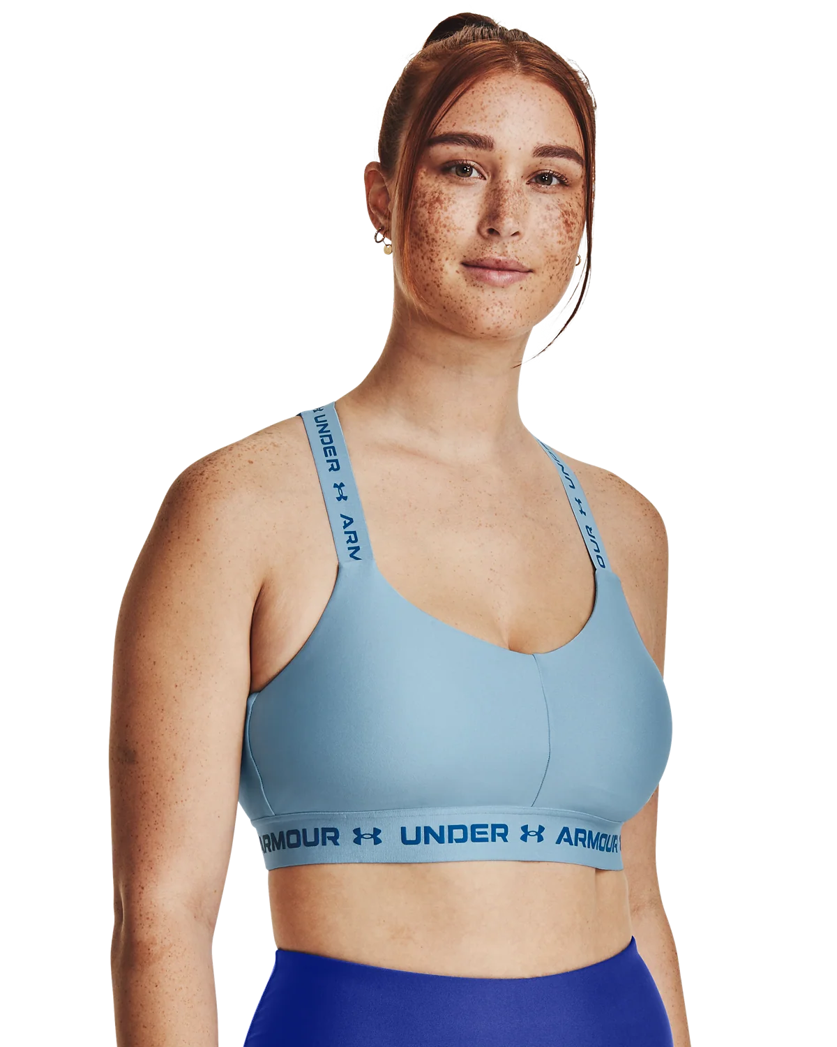 Women's UA Crossback Low Sports Bra - Image 10