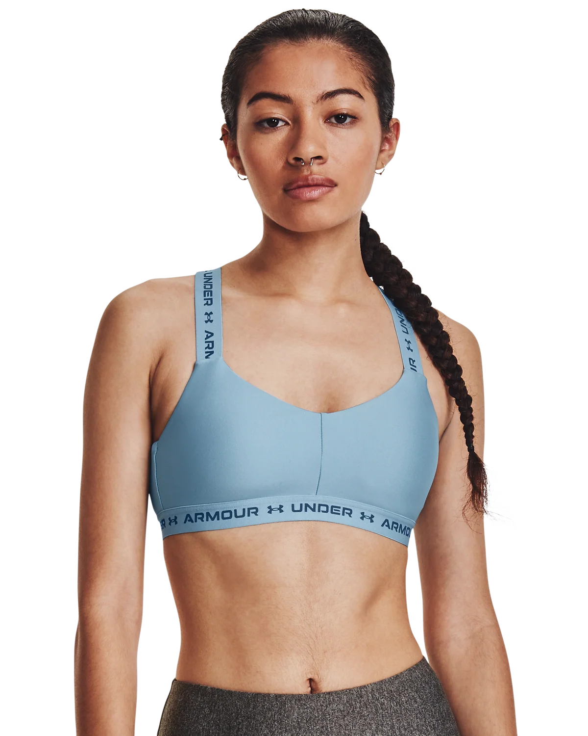 Women's UA Crossback Low Sports Bra - Image 13