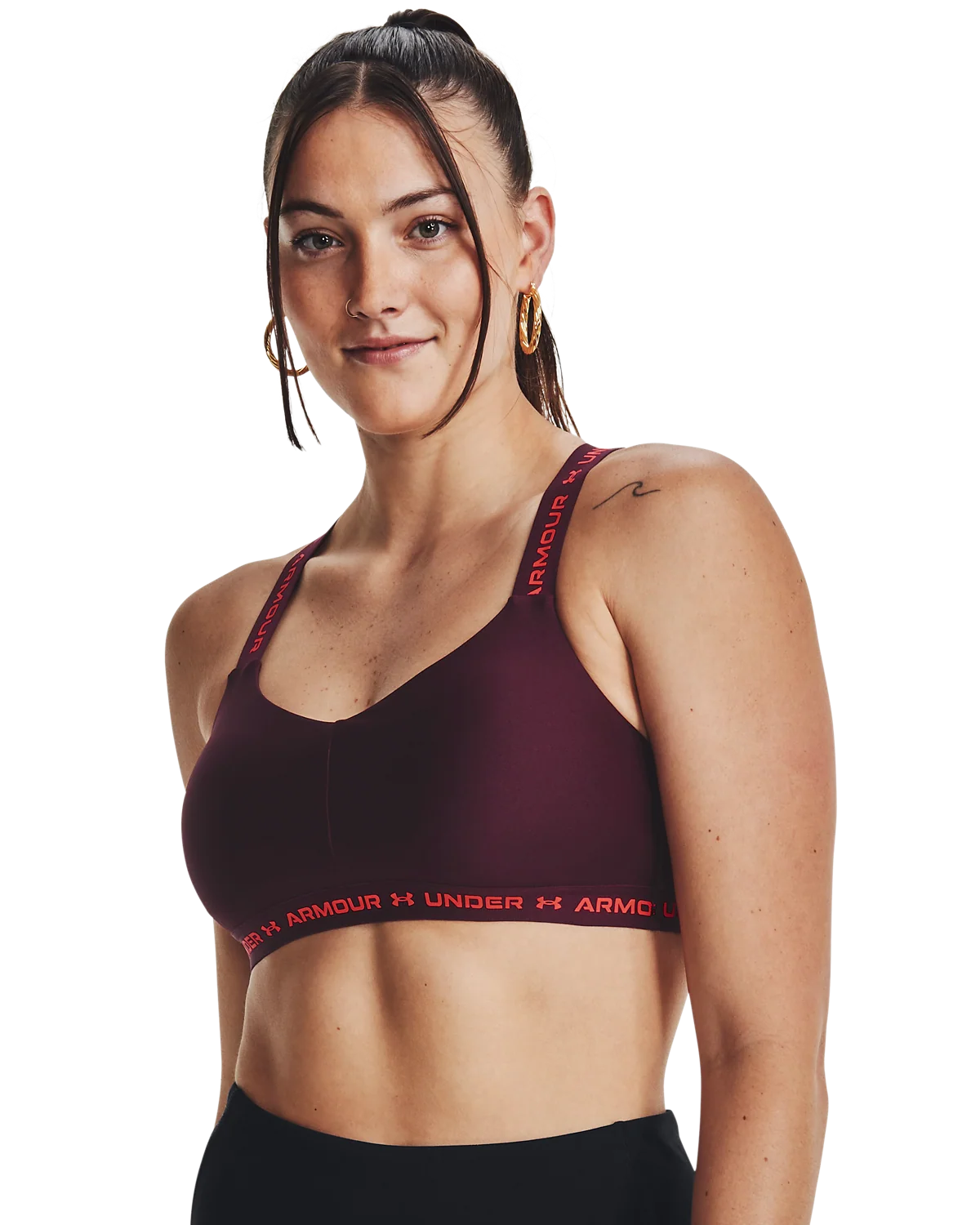 Women's UA Crossback Low Sports Bra - Image 11