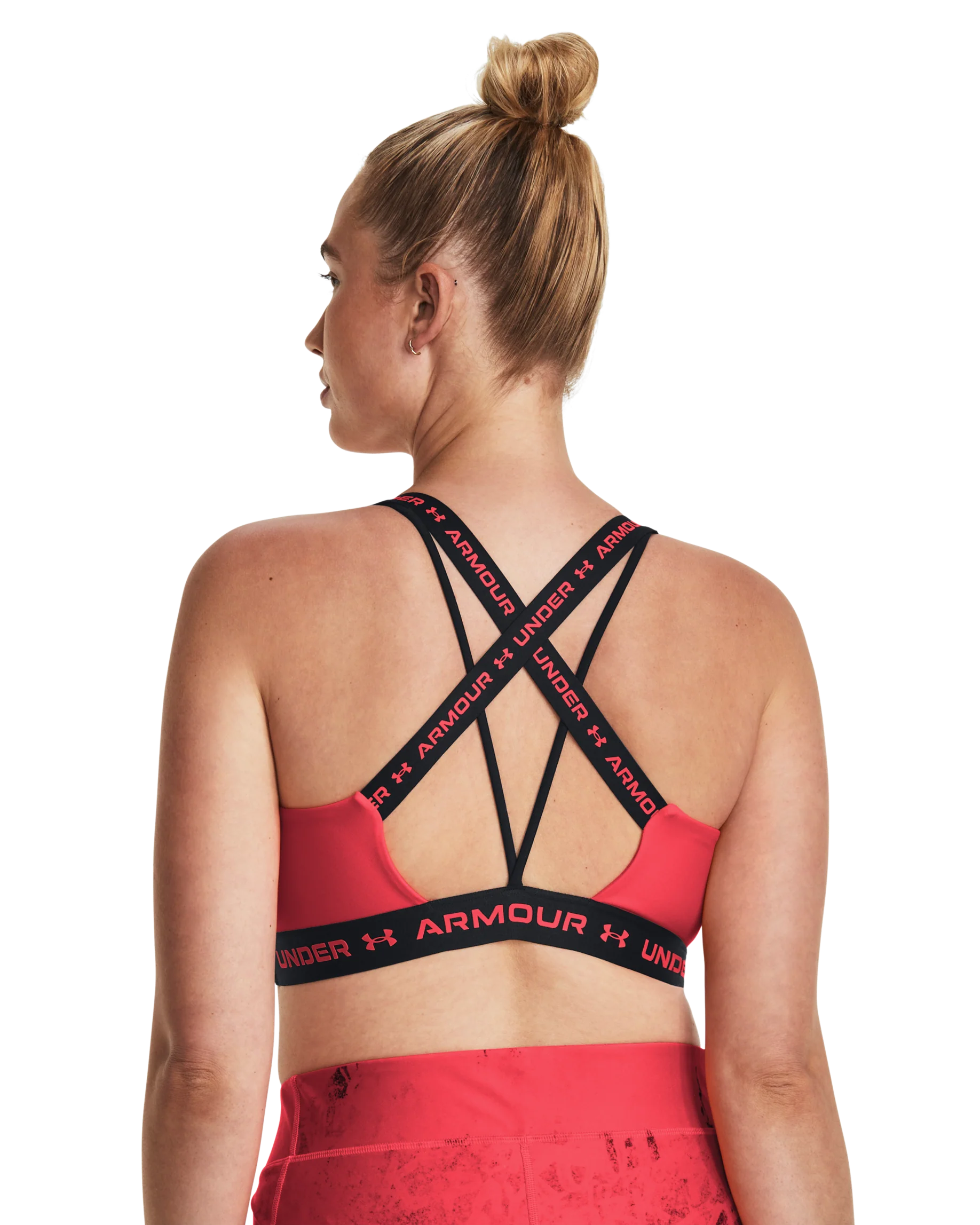 Women's UA Crossback Low Sports Bra - Image 8