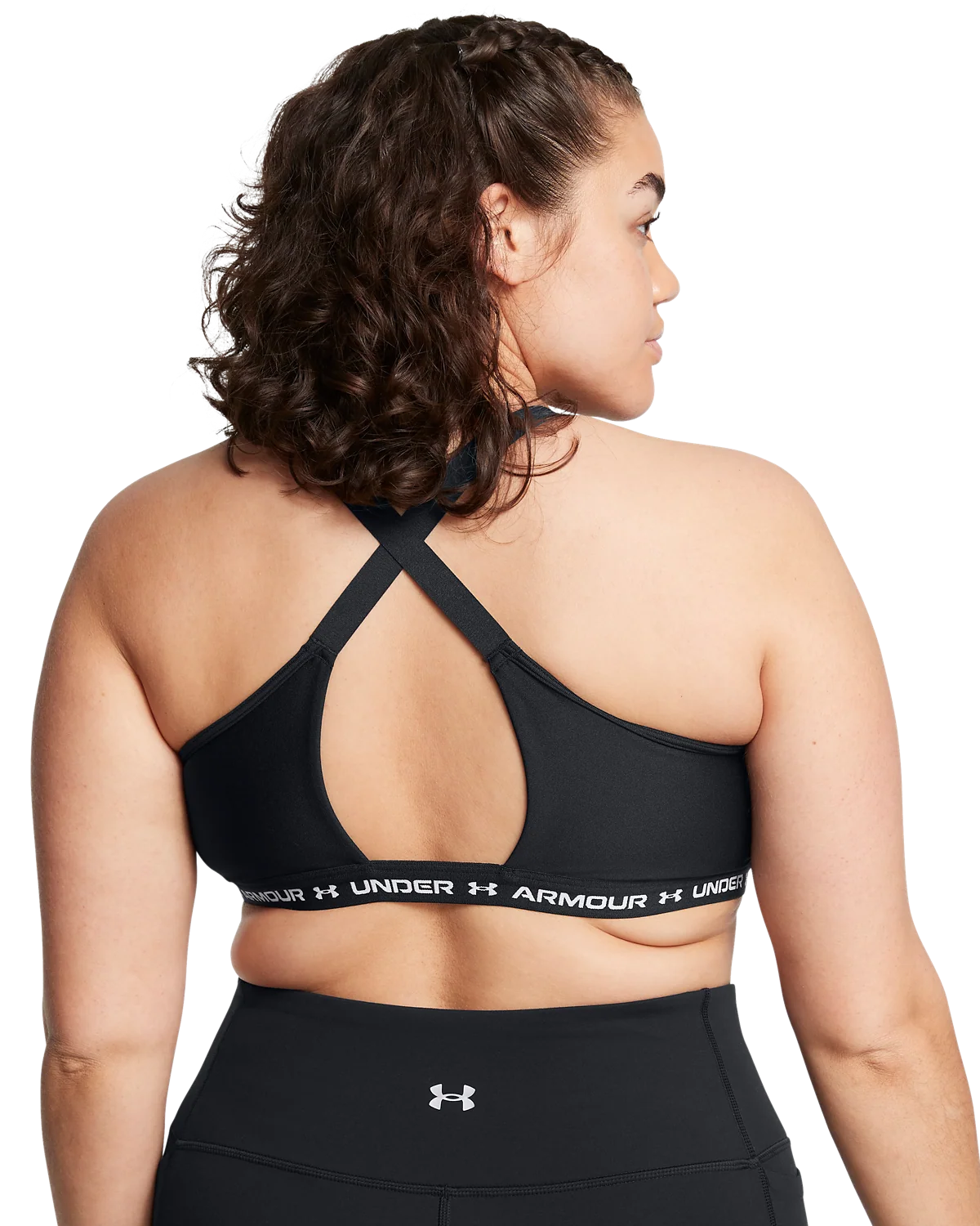Women's UA Crossback Low Sports Bra - Image 9