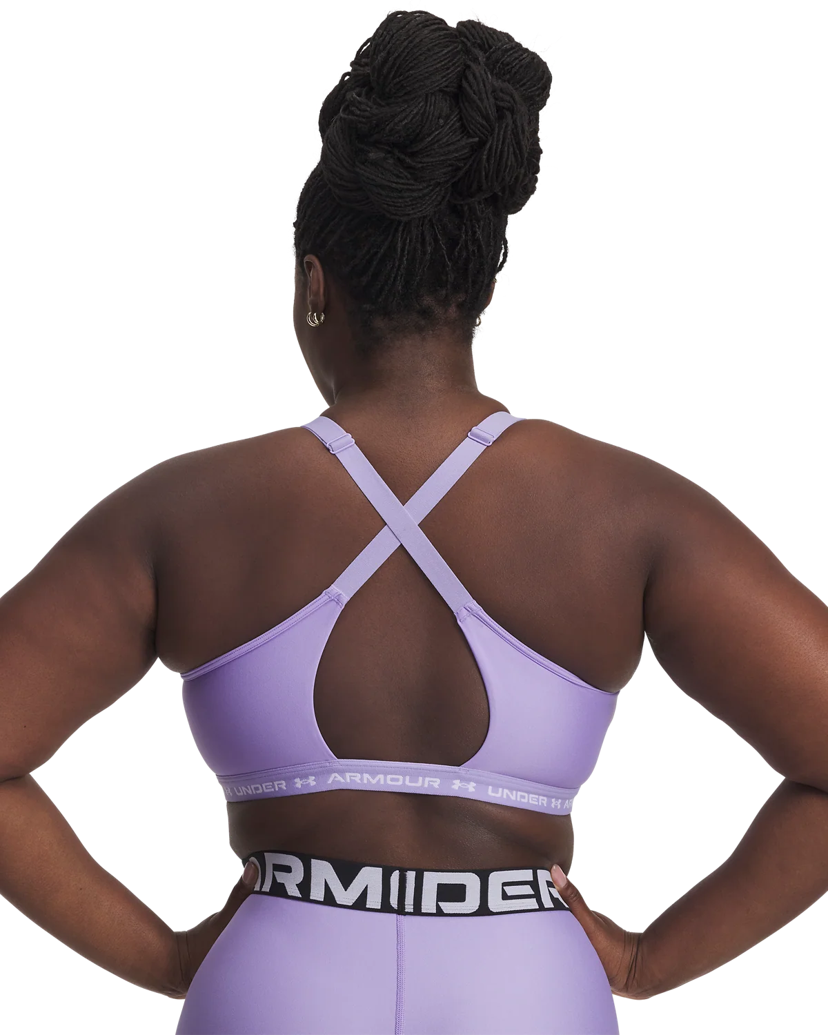Women's UA Crossback Low Sports Bra - Image 11