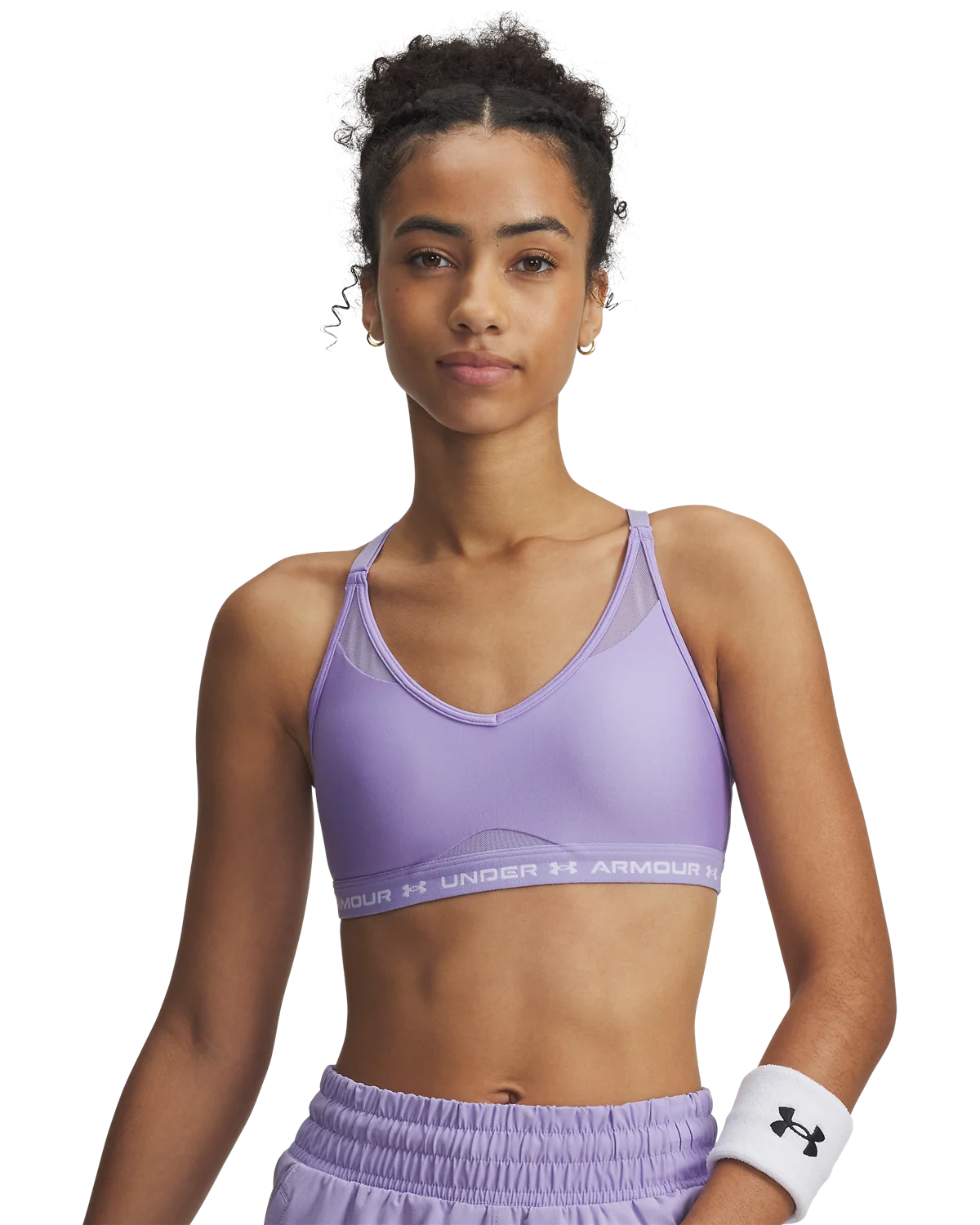 Women's UA Crossback Low Sports Bra - Image 4