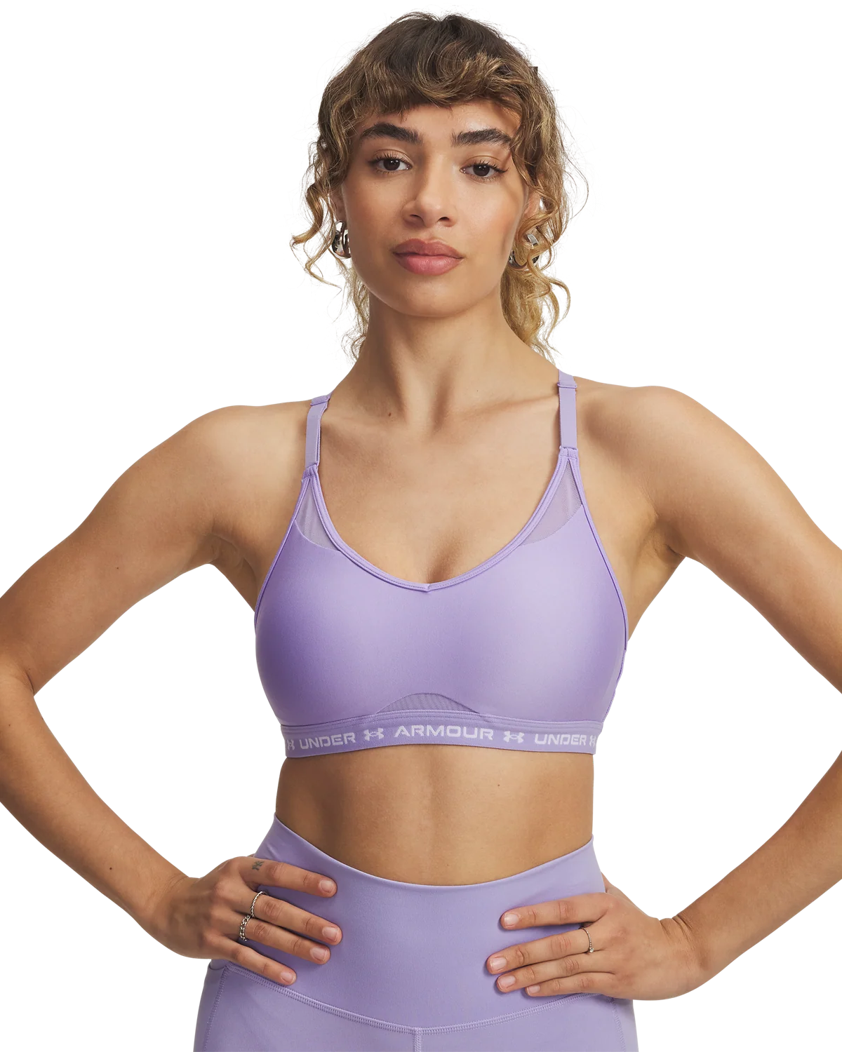 Women's UA Crossback Low Sports Bra - Image 5