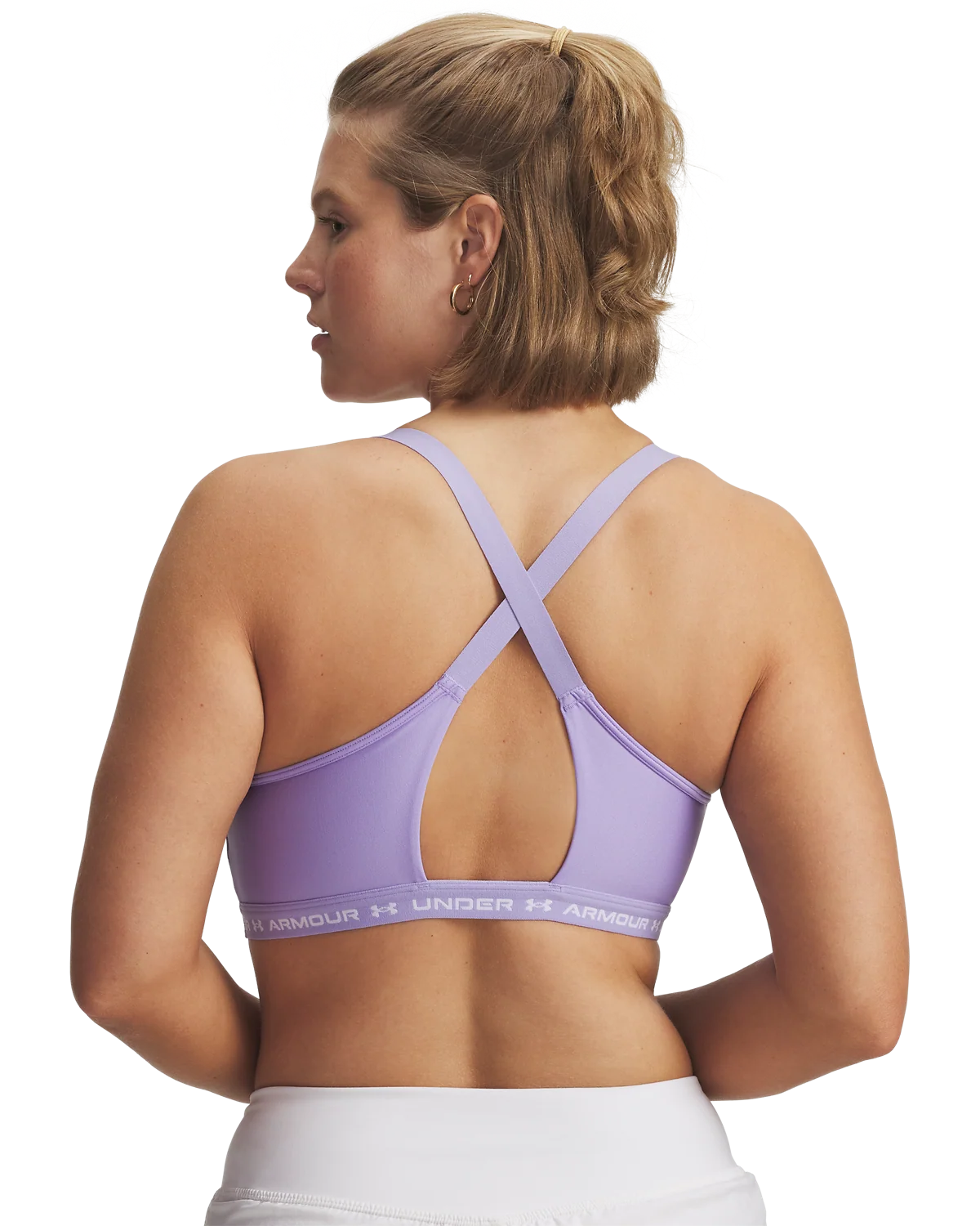 Women's UA Crossback Low Sports Bra - Image 8