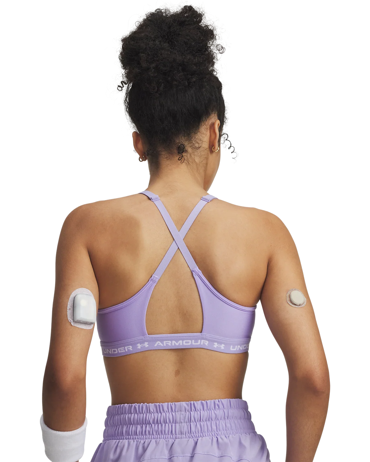 Women's UA Crossback Low Sports Bra - Image 9