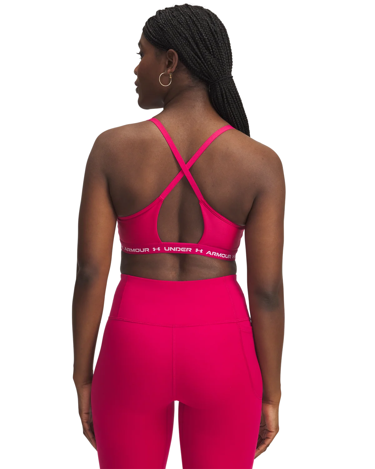 Women's UA Crossback Low Sports Bra - Image 4
