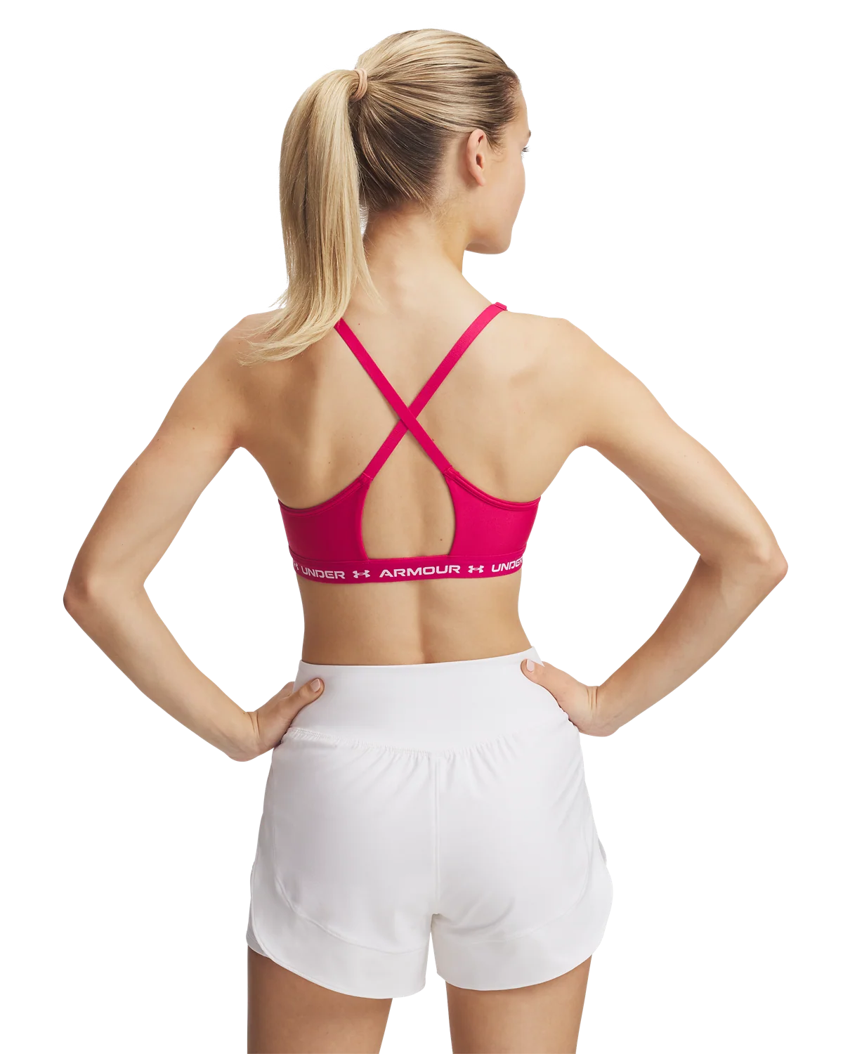 Women's UA Crossback Low Sports Bra - Image 5