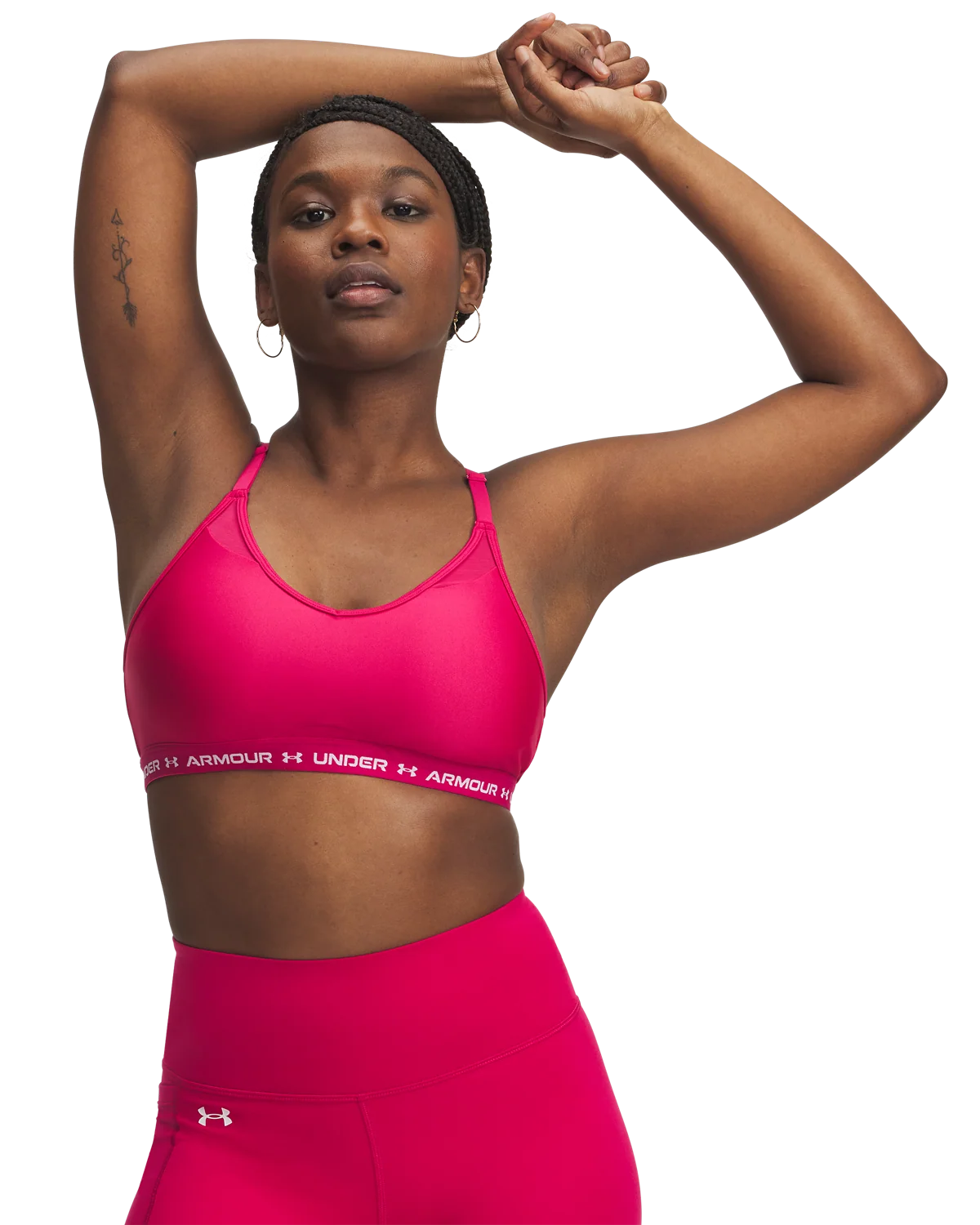 Women's UA Crossback Low Sports Bra - Image 8