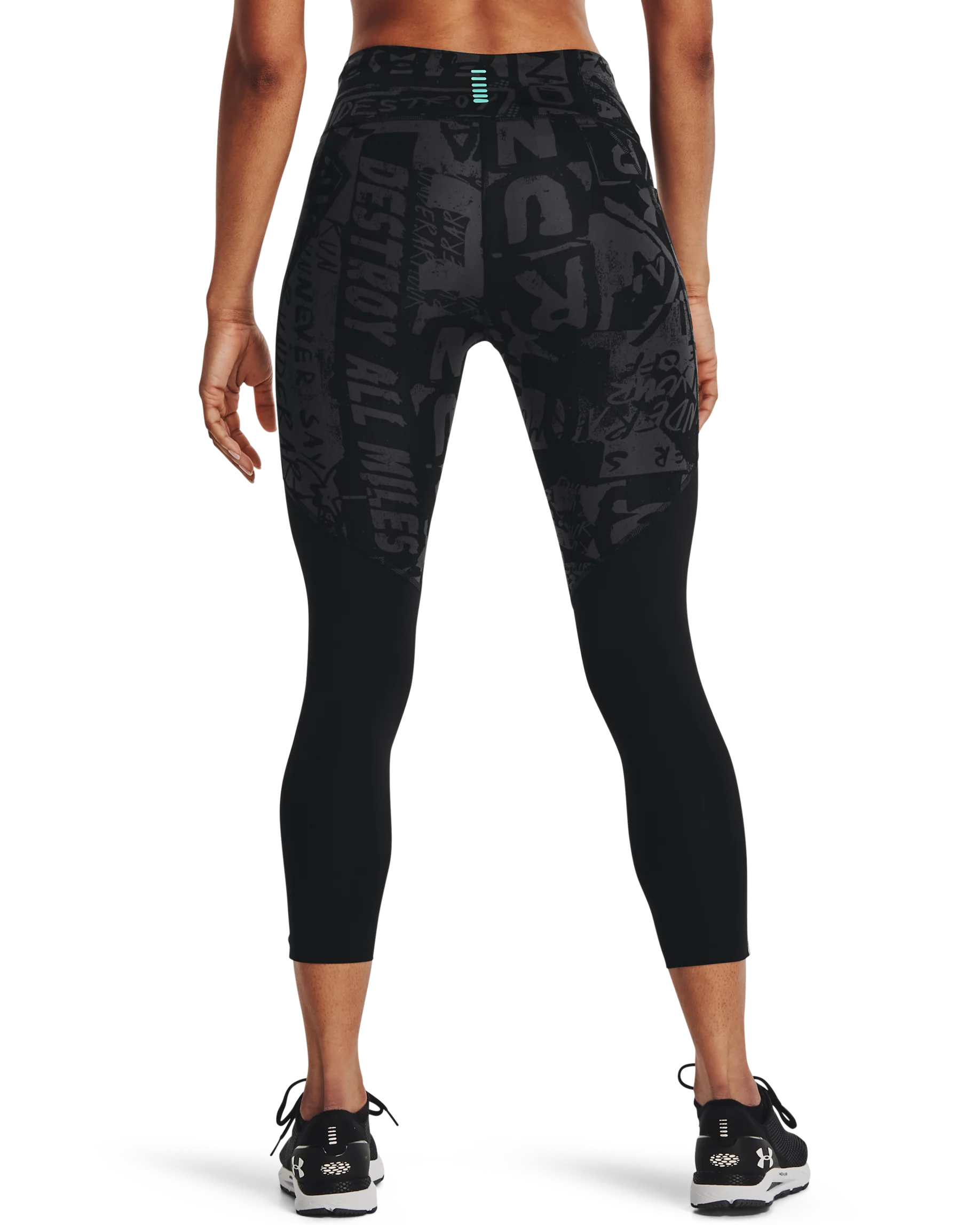 Women's UA Destroy All Miles Ankle Tights - Image 2