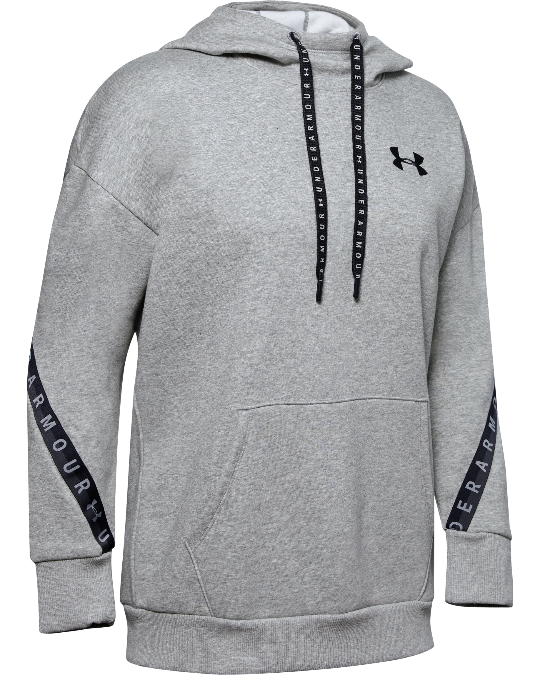 Women's UA Fleece Taped Wordmark Hoodie - Image 4