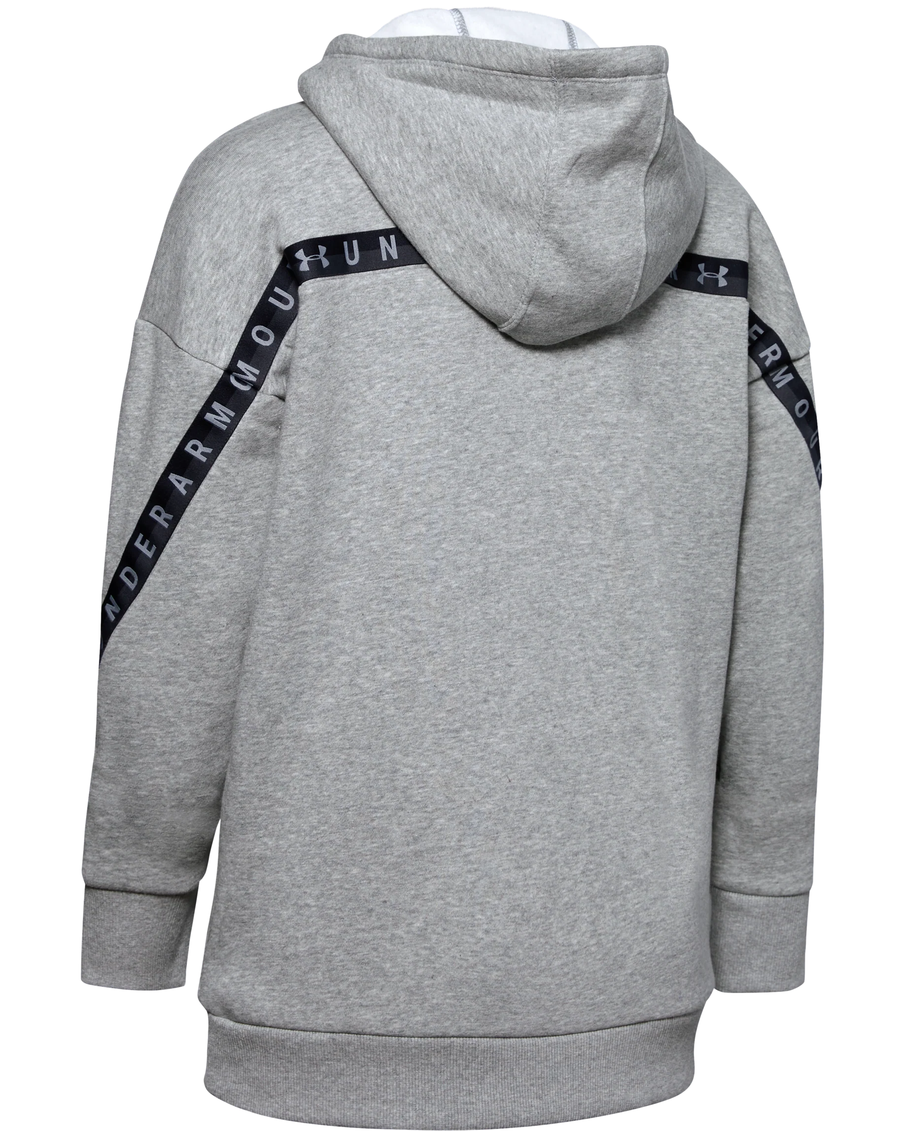 Women's UA Fleece Taped Wordmark Hoodie - Image 5