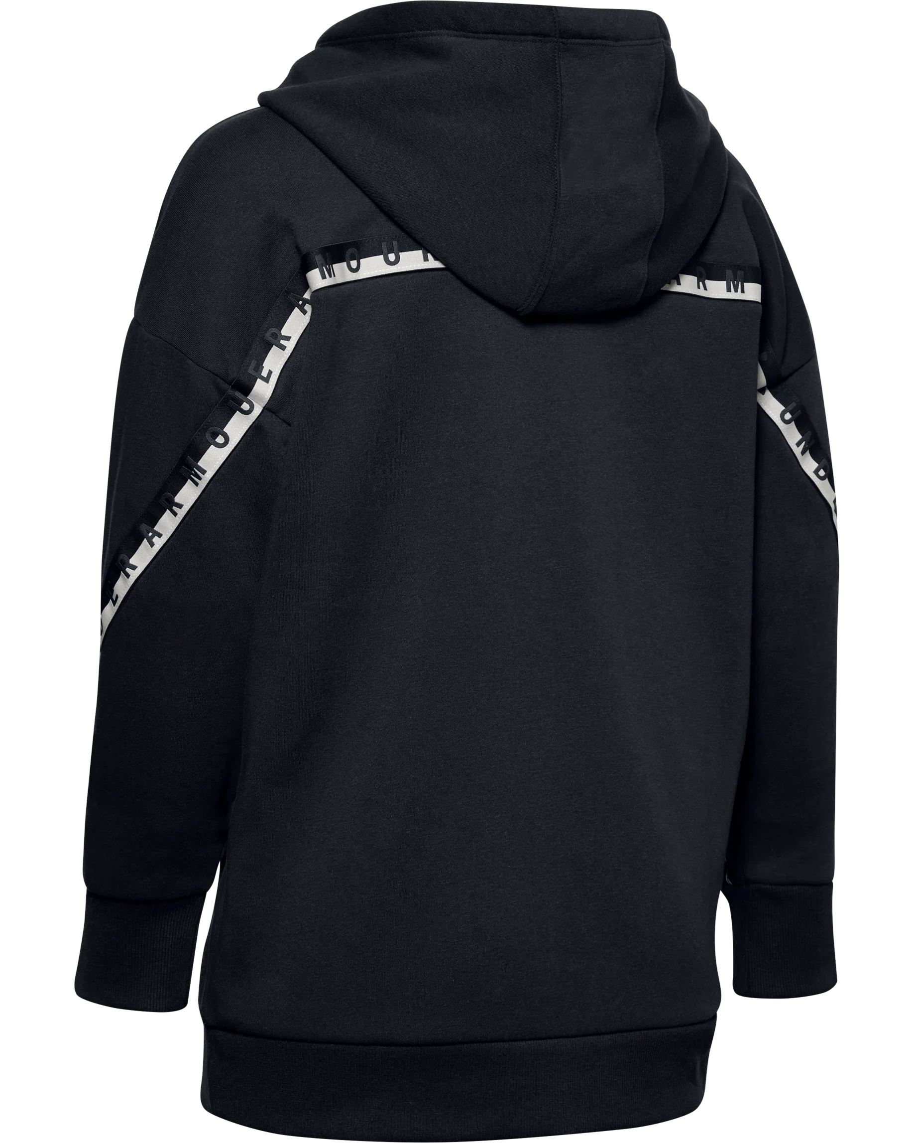 Women's UA Fleece Taped Wordmark Hoodie - Image 5