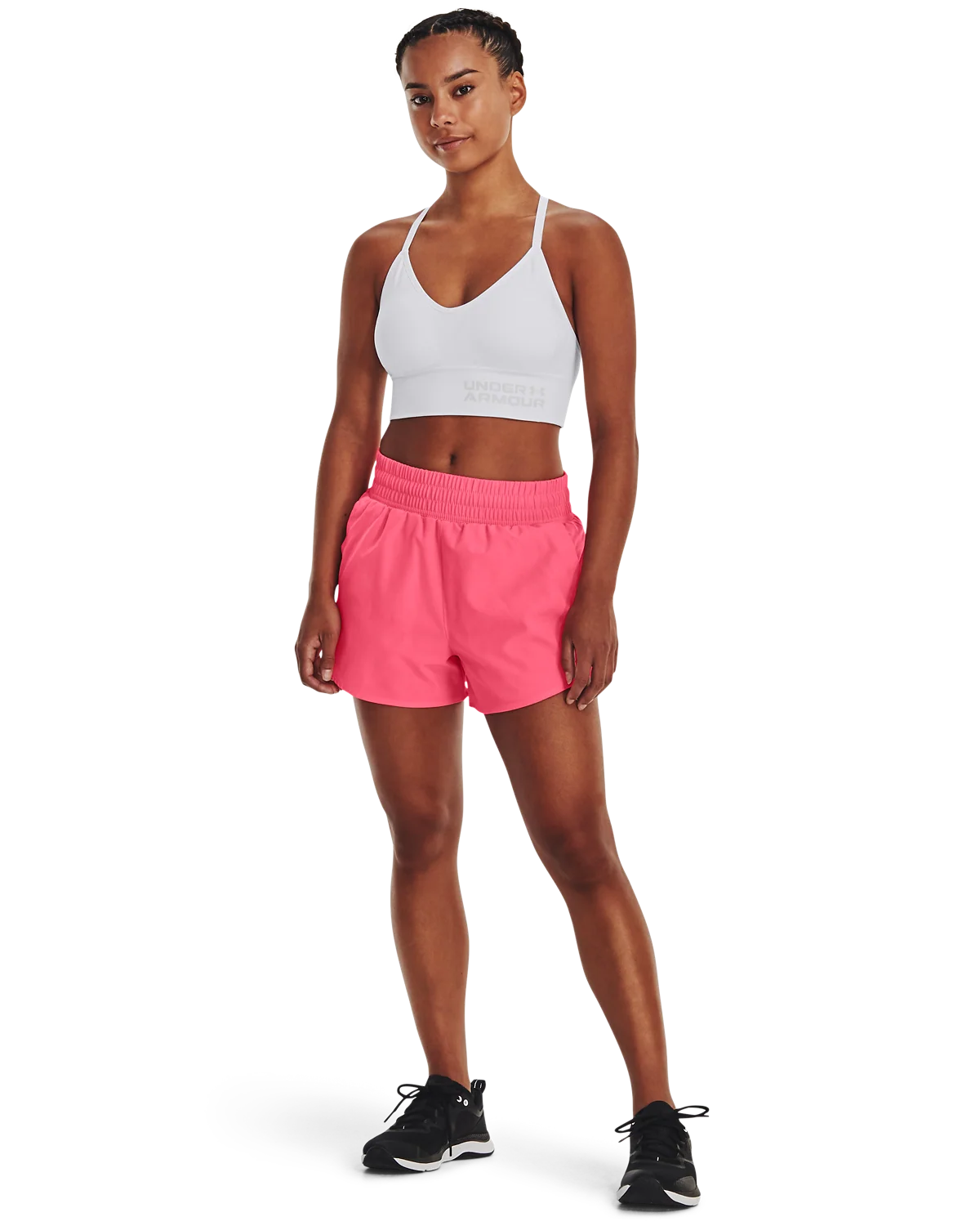 Women's UA Flex Woven 3inch Shorts - Image 4
