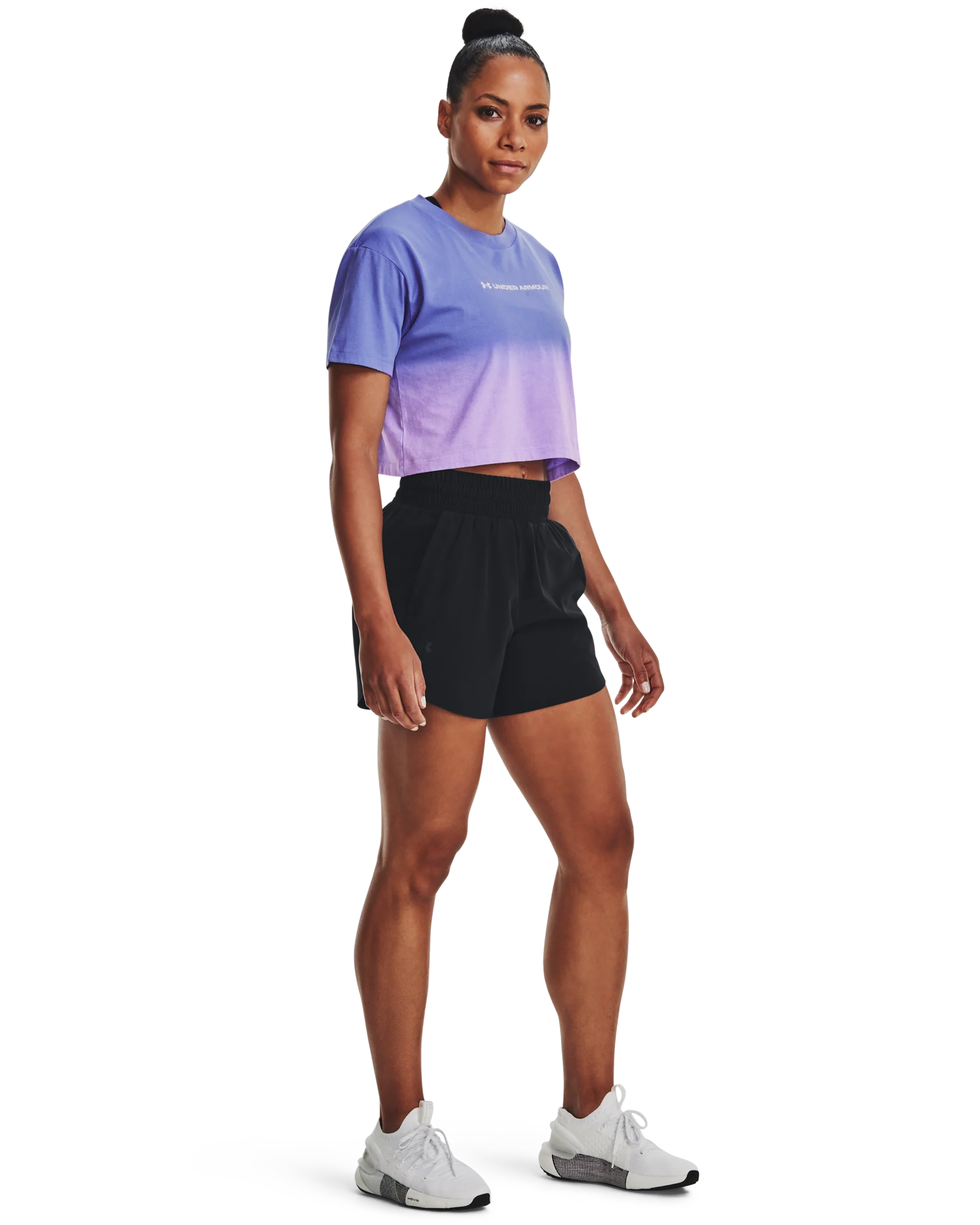 Women's UA Flex Woven 5inch Shorts - Image 4