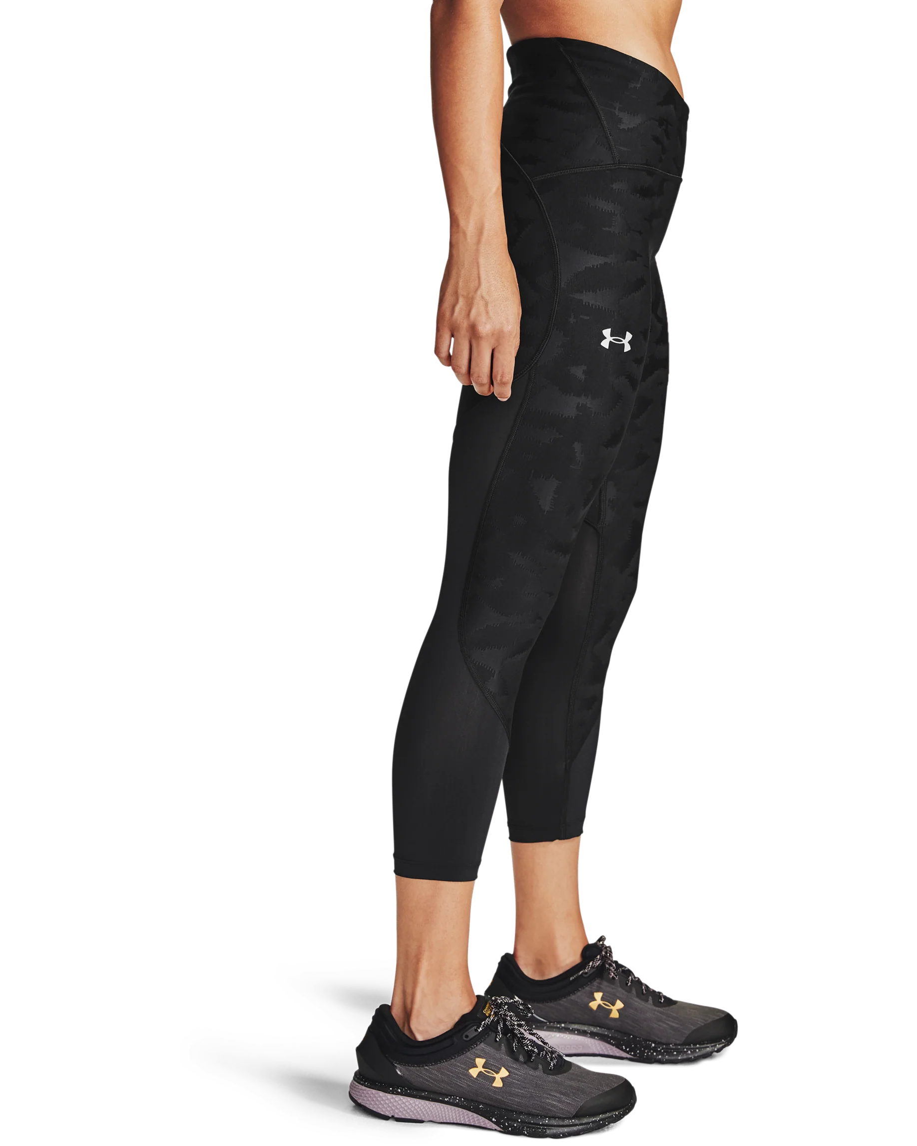 Women's UA Fly Fast 2.0 Sizzle Crop - Image 9
