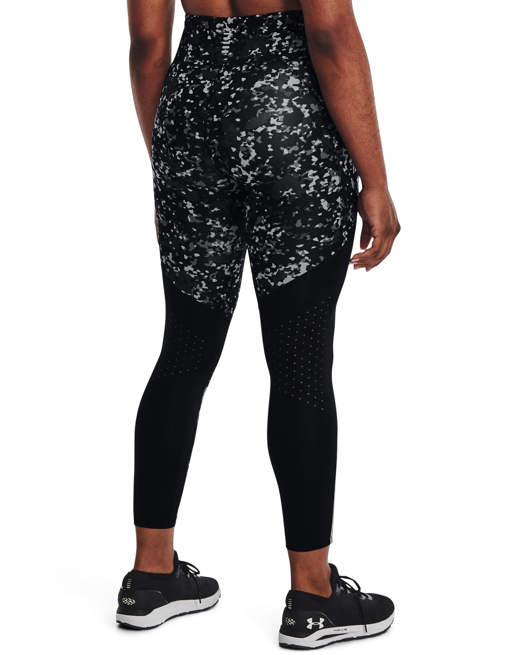 Women's UA Fly Fast 3.0 Printed Ankle Tights - Image 2