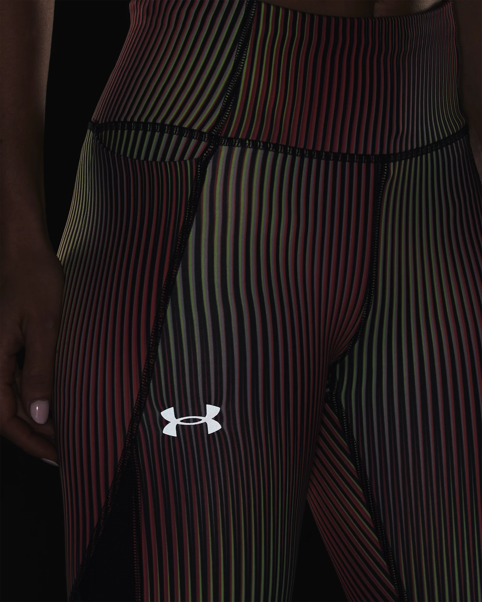 Women's UA Fly Fast Chroma 7/8 Tights - Image 8