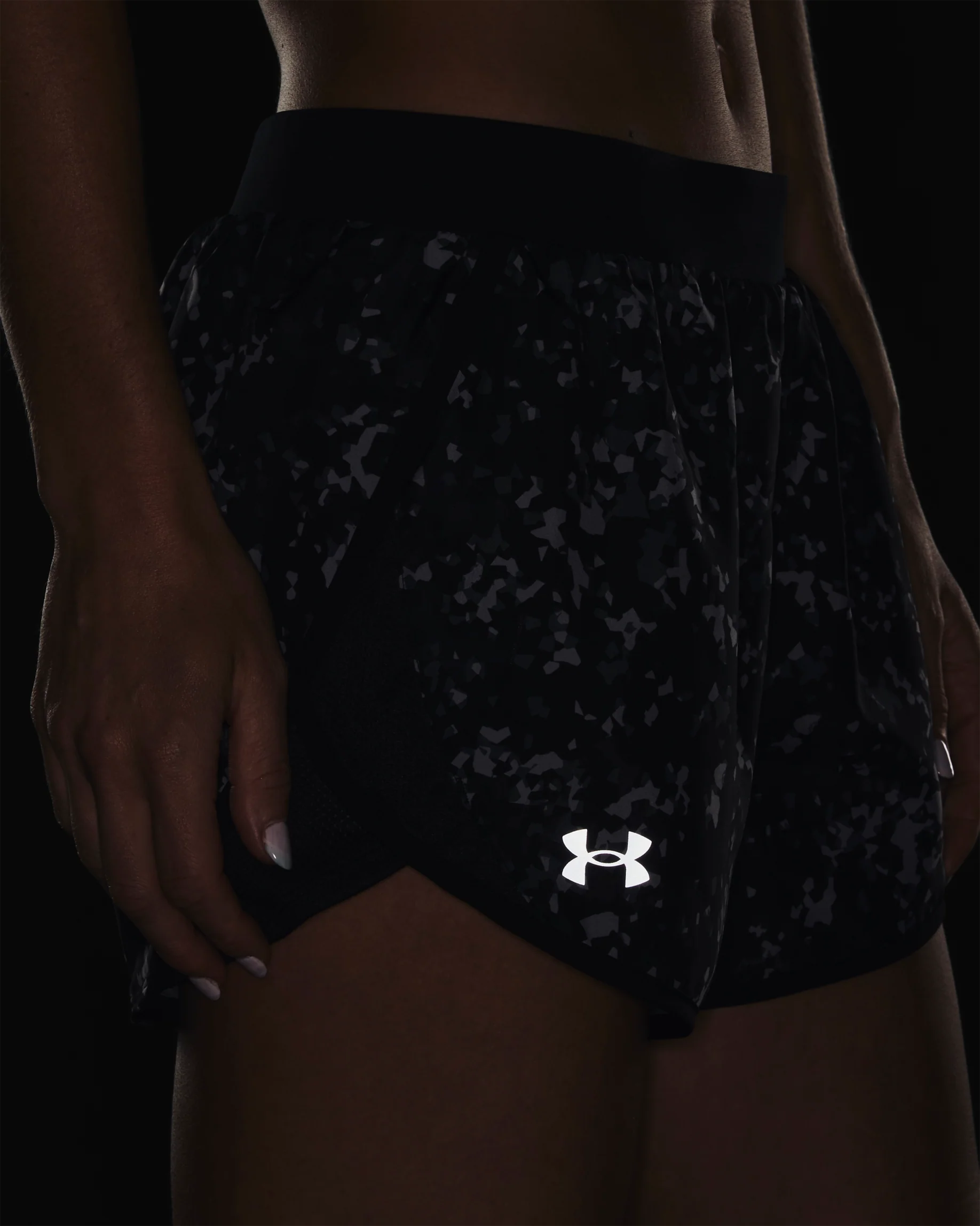 Women's UA Fly-By 2.0 Printed Shorts - Image 8