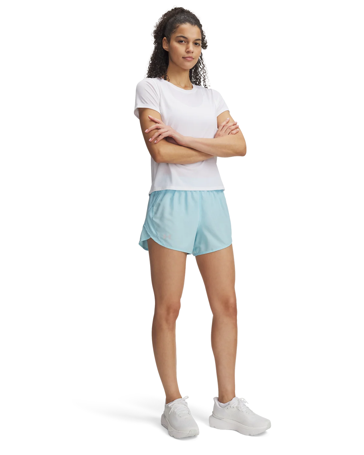 Women's UA Fly-By 3" Shorts - Image 3